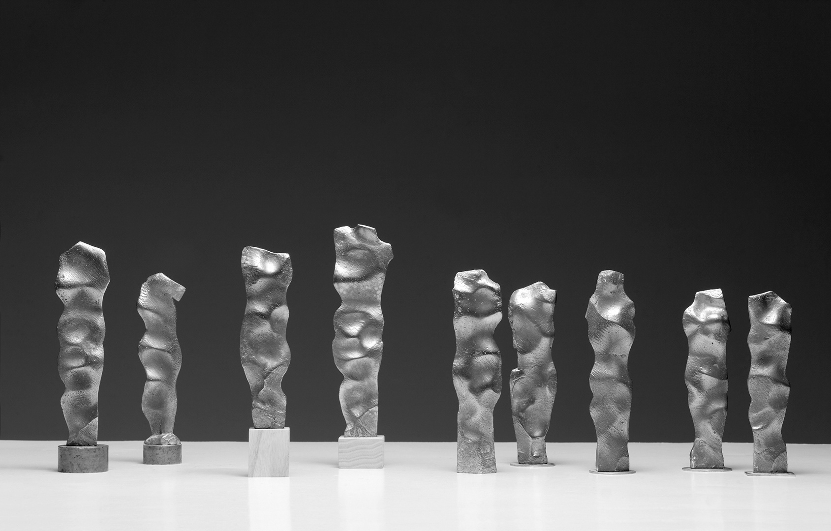 Modellletta soch, 2010–2011, cín, výška 10–15 cm 