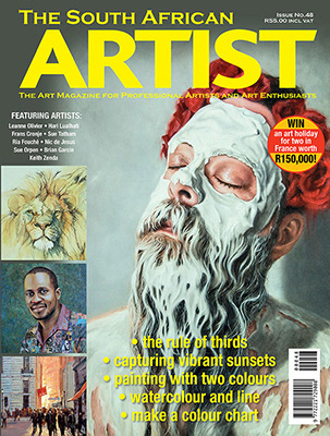 SA Artist Issue 48 2019 Cover_Wearing the wreath_Leanne Olivier