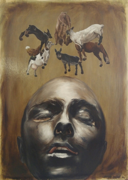 Leanne Olivier_All things in Common_2016_50.5x69.5cm_Oil paint on board.