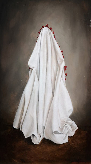 Leanne Olivier_Anima Materia ii_2022_45x25cm_Oil on board.