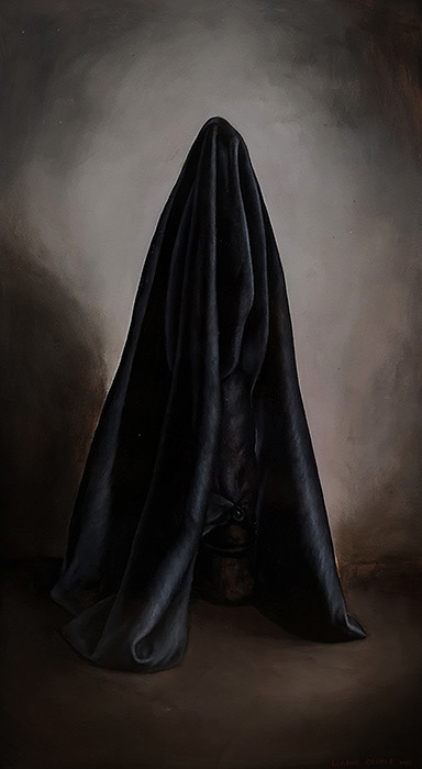 Leanne Olivier_Anima Materia v_2022_45x25cm_Oil on board