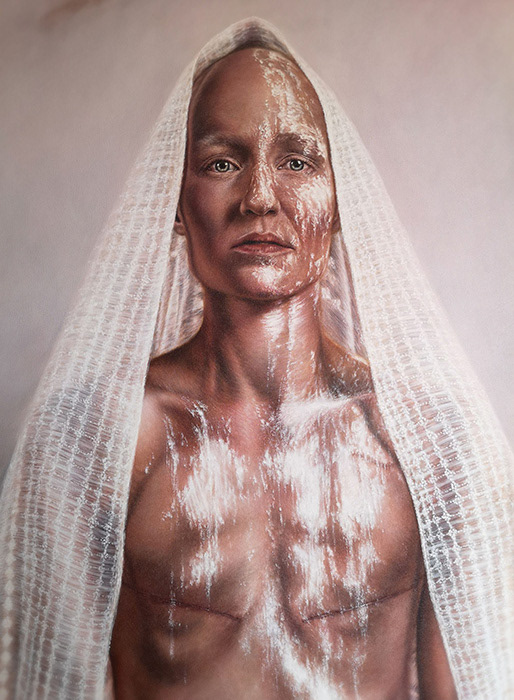 Leanne Olivier_Portrait of Philé_2021_detail i