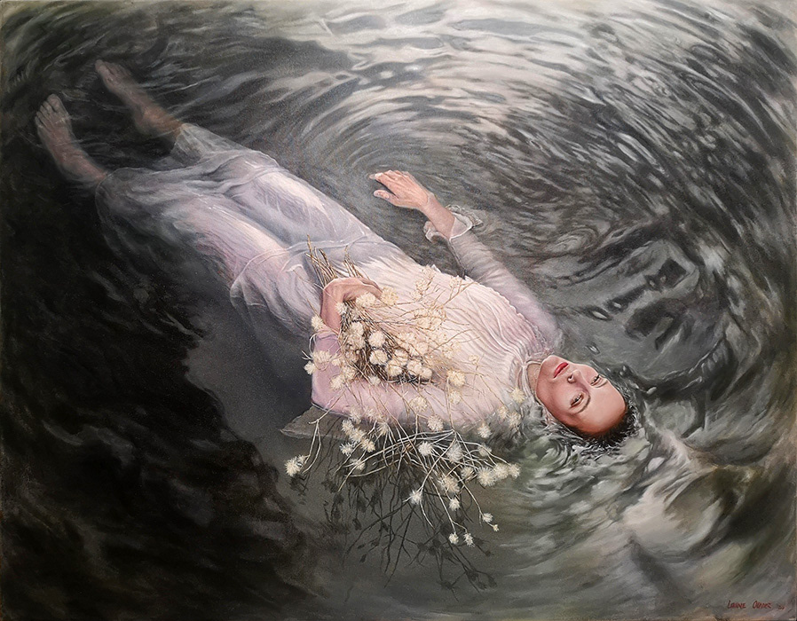 Leanne Olivier_Ophelia Maria Magdalena_2024_160x125cm_Oil on canvas