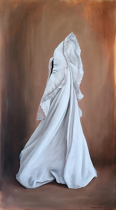Leanne Olivier_Anima Materia viii_2024_45x25cm_Oil on board