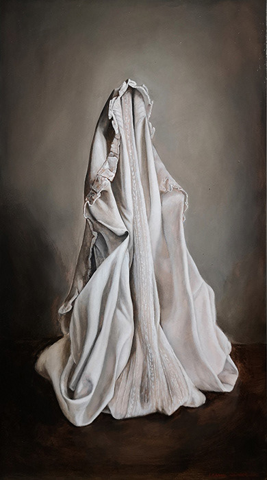 Leanne Olivier_Anima Materia iii_2022_45x25cm_Oil on board