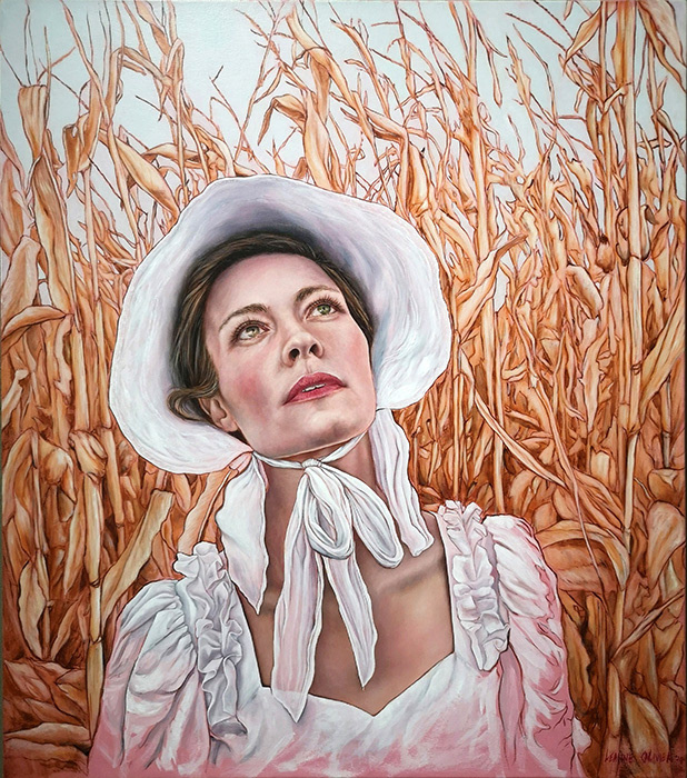 Leanne Olivier_Dromer_2024_70x80cm_Oil on canvas