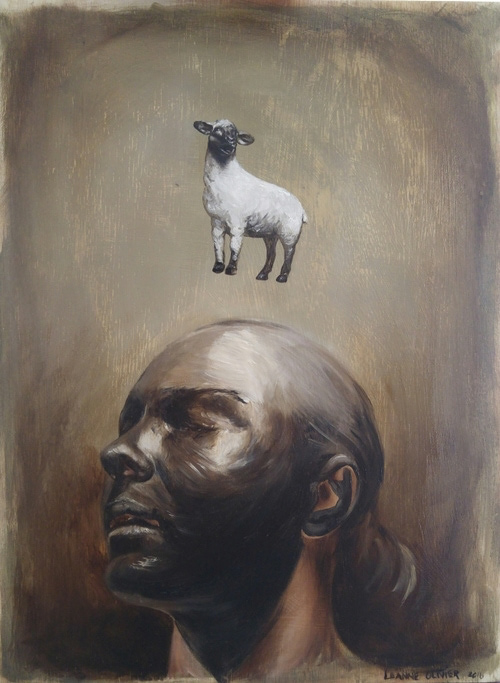 Leanne Olivier_Gedrog iii_2016_48.5x36cm_Oil paint on wood.