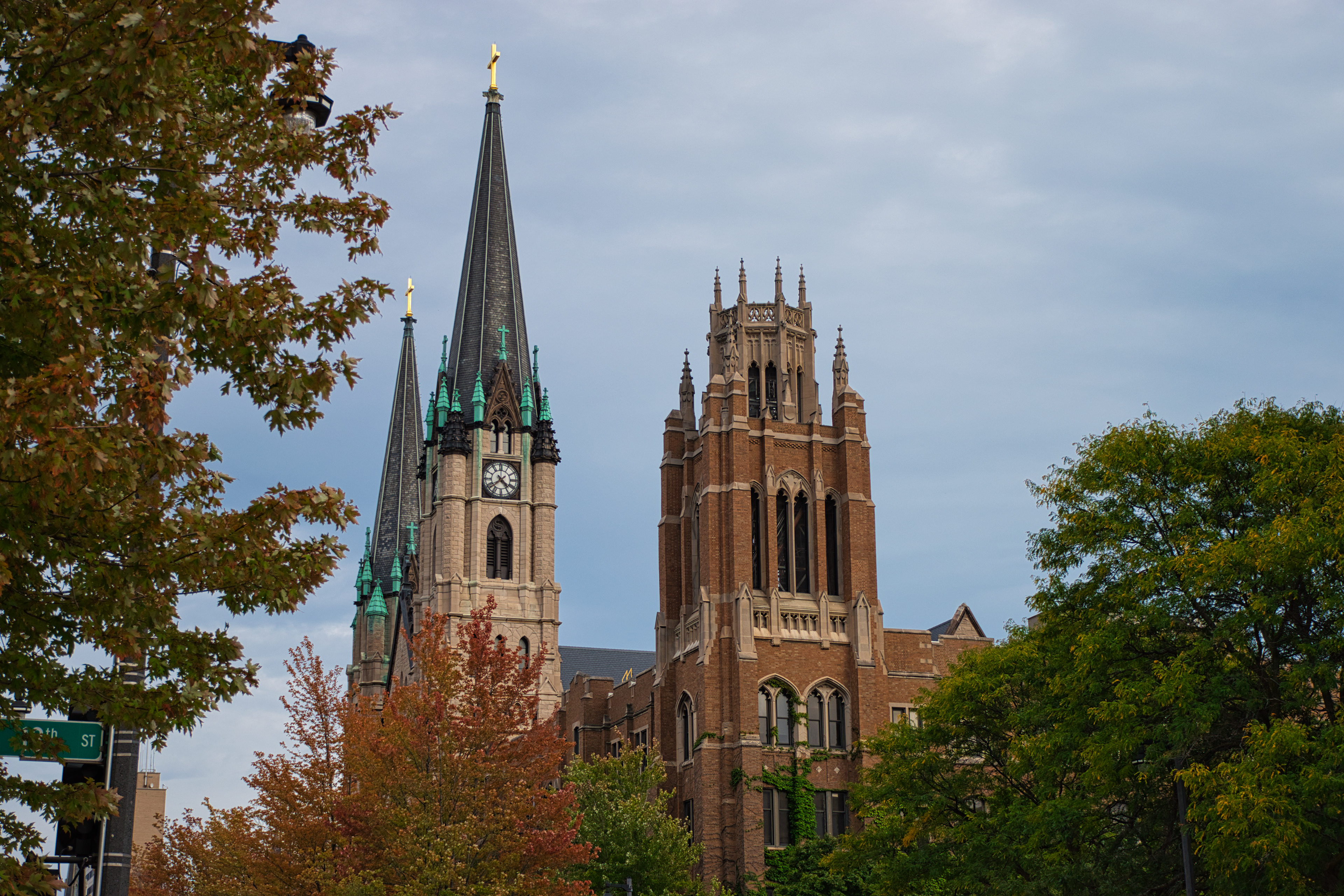 Church of Gesu and Marquette Hall, Marquette University, Milwaukee, Wisconsin