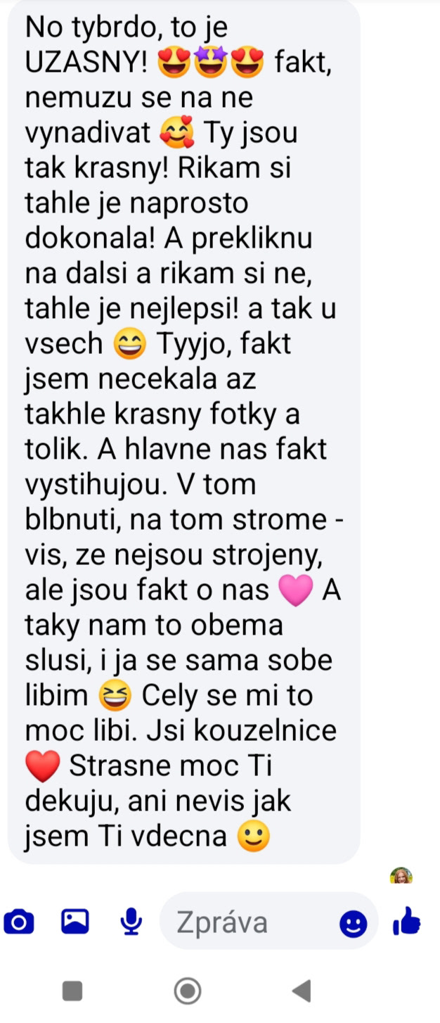 recenze od maminky na rodinné focení v přírodě v Českých Budějovicích - Fotky z lásky