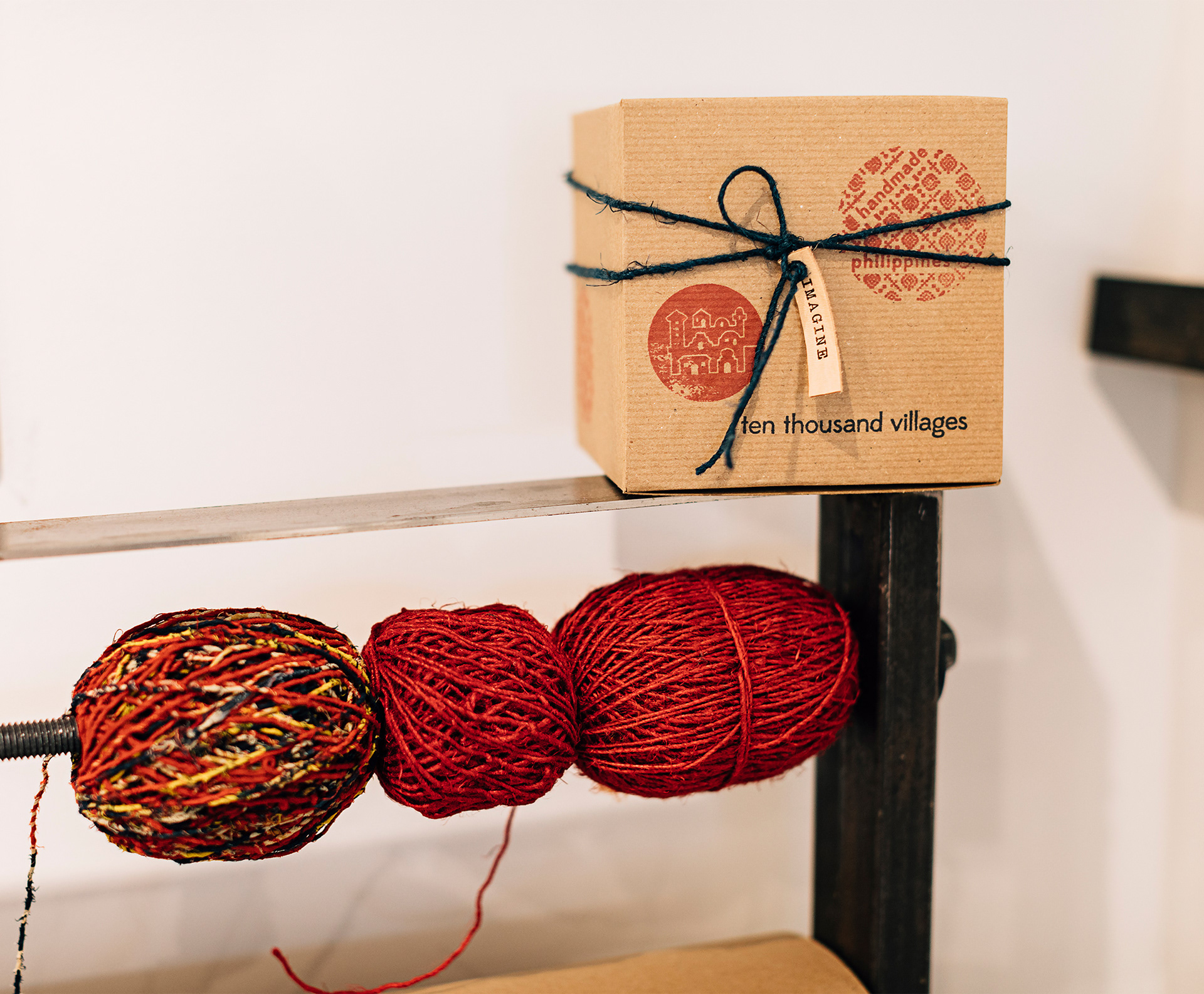 DIY gift wrapping station