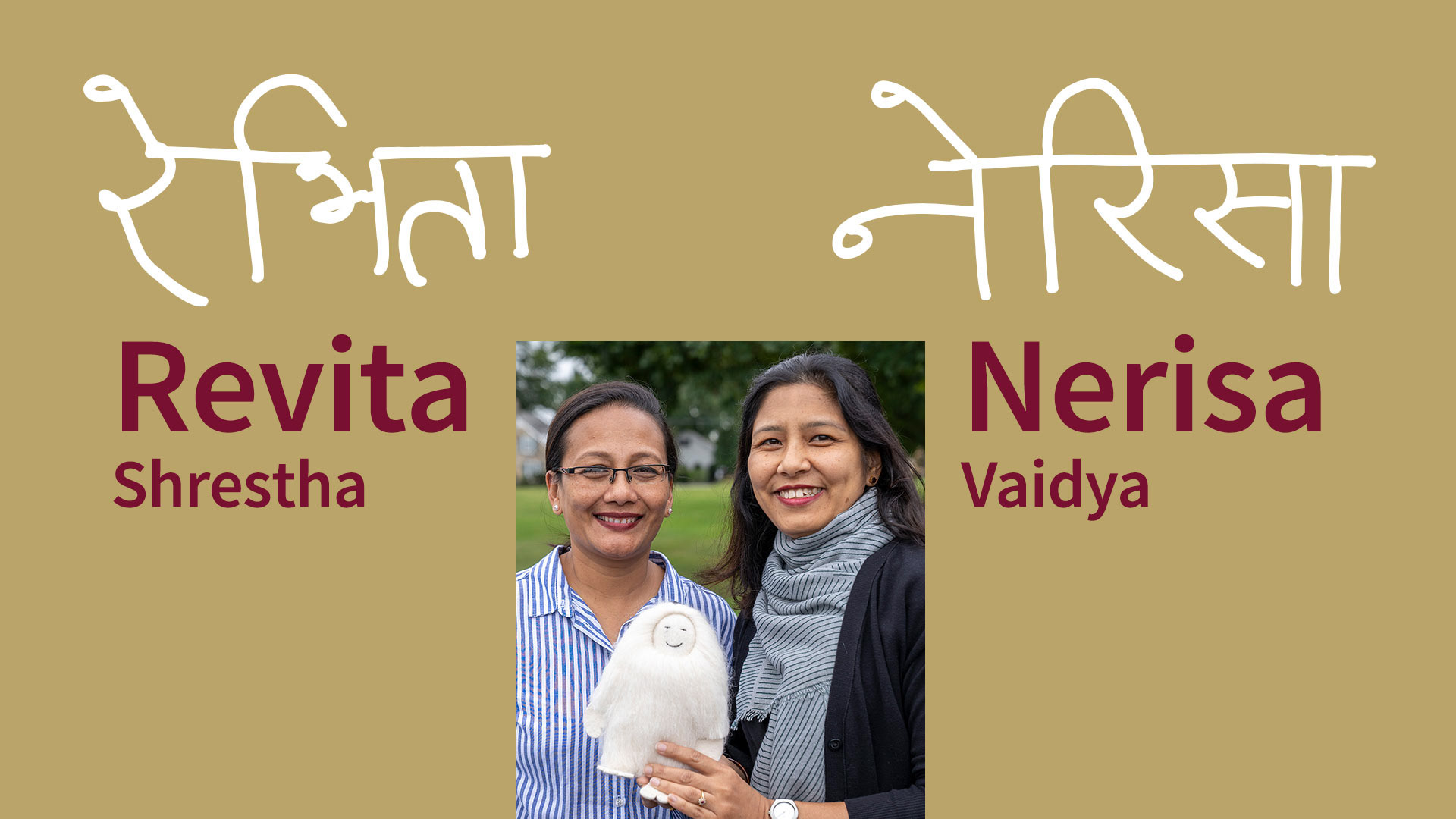 Visiting artisan presenters from Nepal
