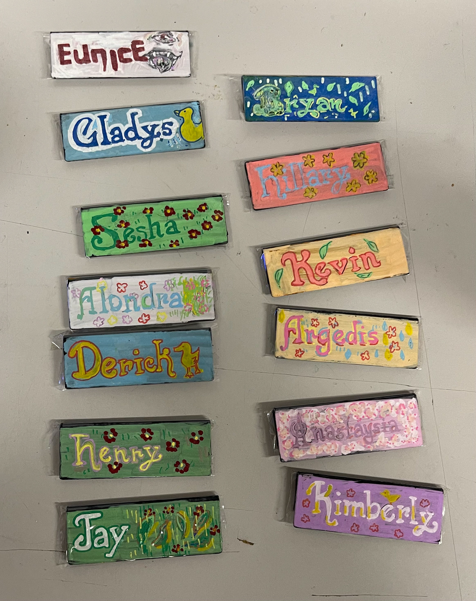 Spring 2024 Nametag Samples