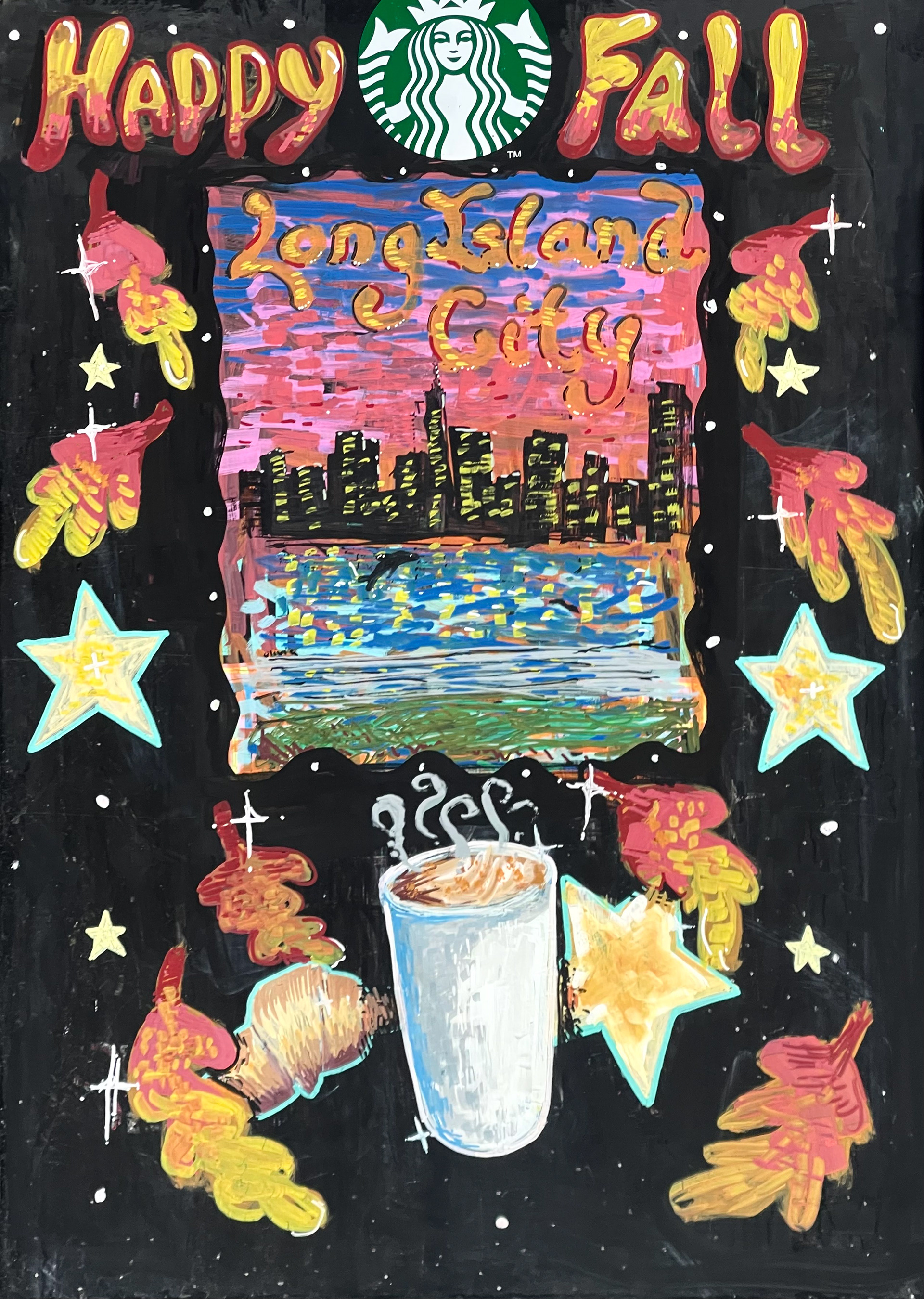 Fall Themed A-Frame Fall 2024