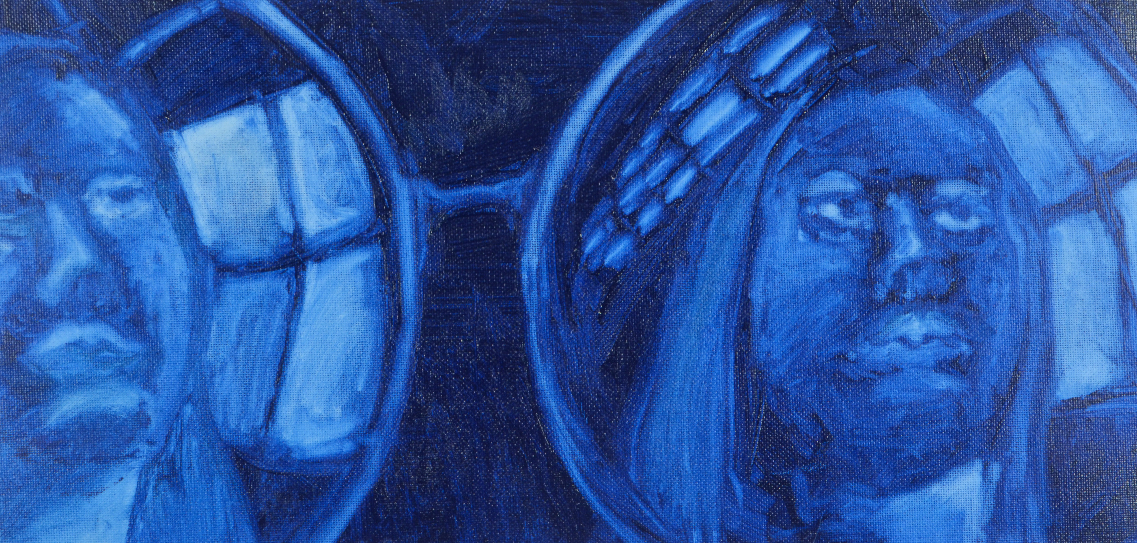 reflection, oil, 2016