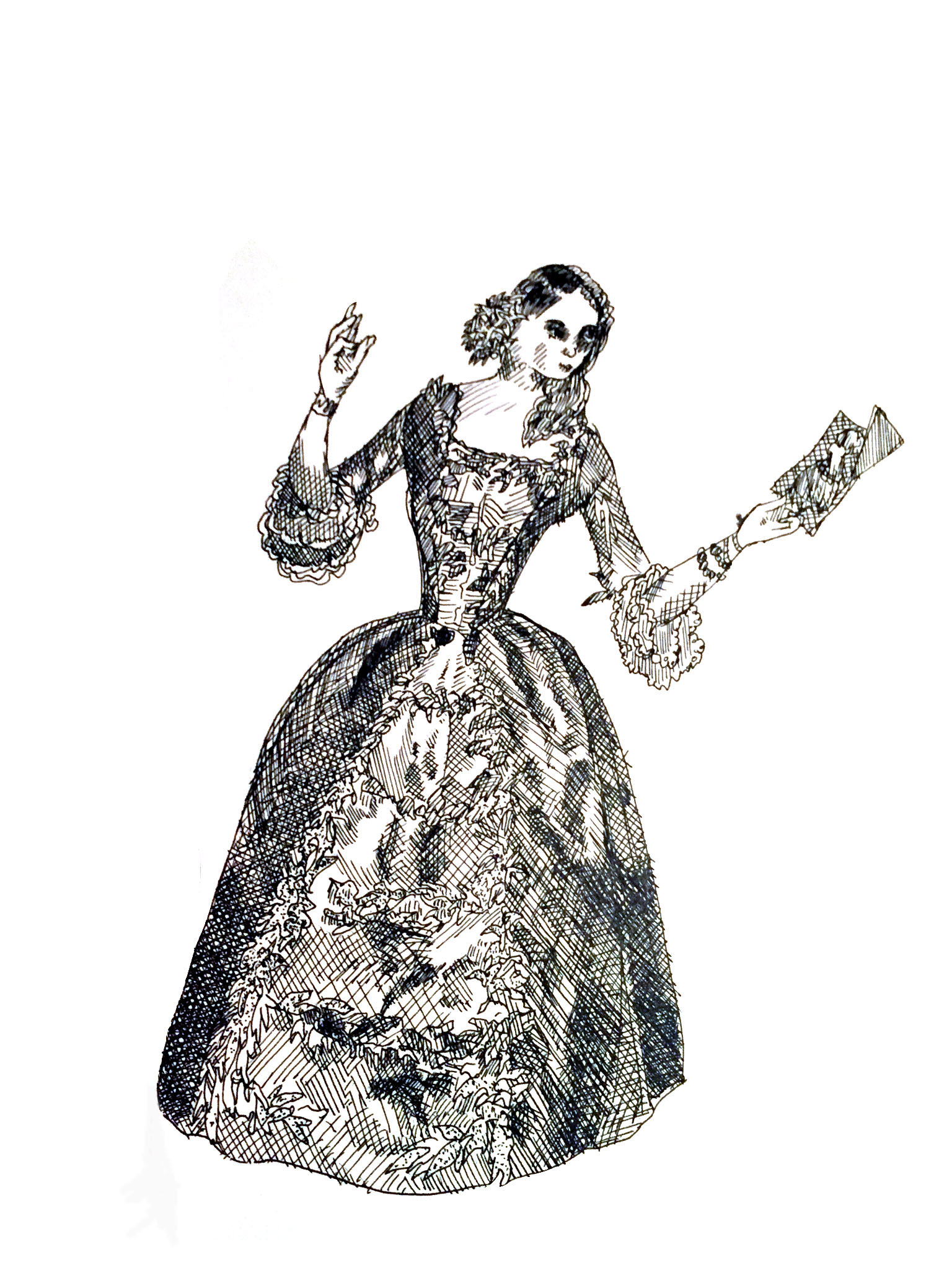 victorian woman for history project, 2015/16