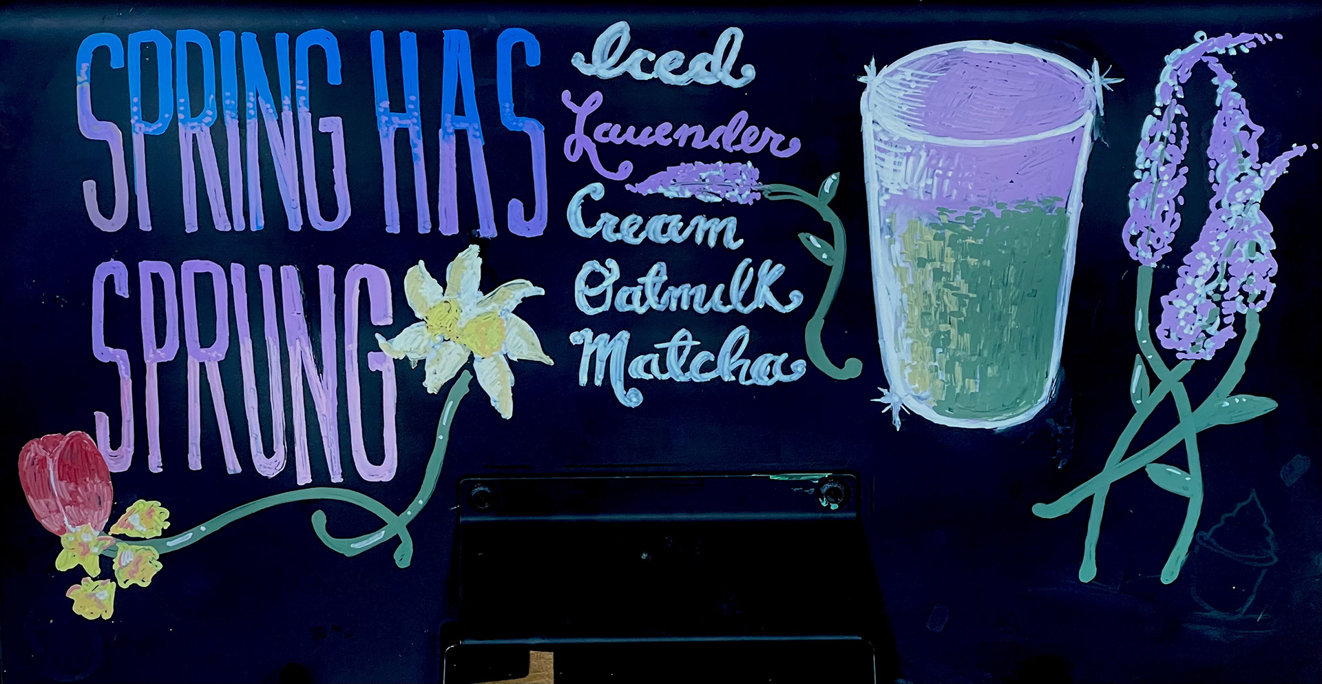 Lavender Oatmilk Matcha Syrup Shroud Spring 2024
