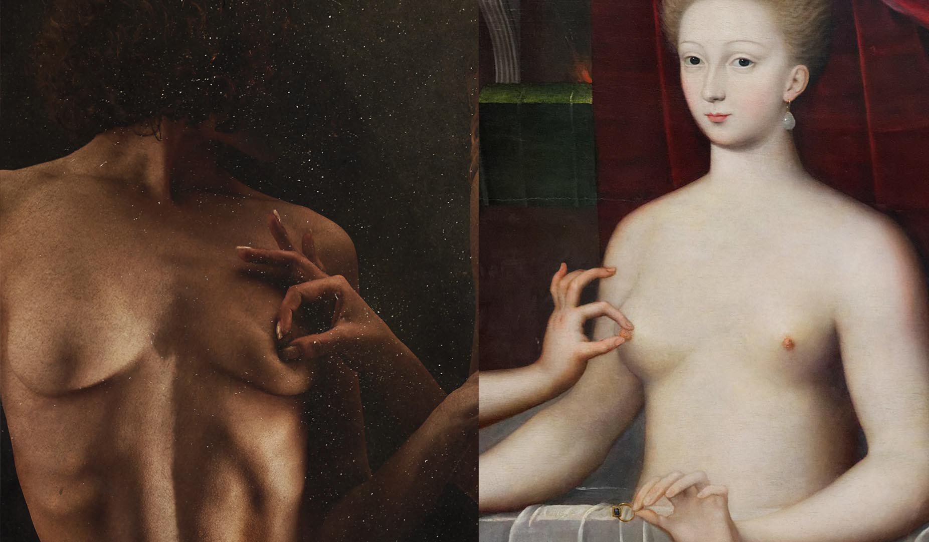 | ND215 | Photo based digital manipulation | Archival pigment print | Edition 1 + 1 AP | 2022 | & | Gabrielle d'Estrées and one of her sisters | 1594 |