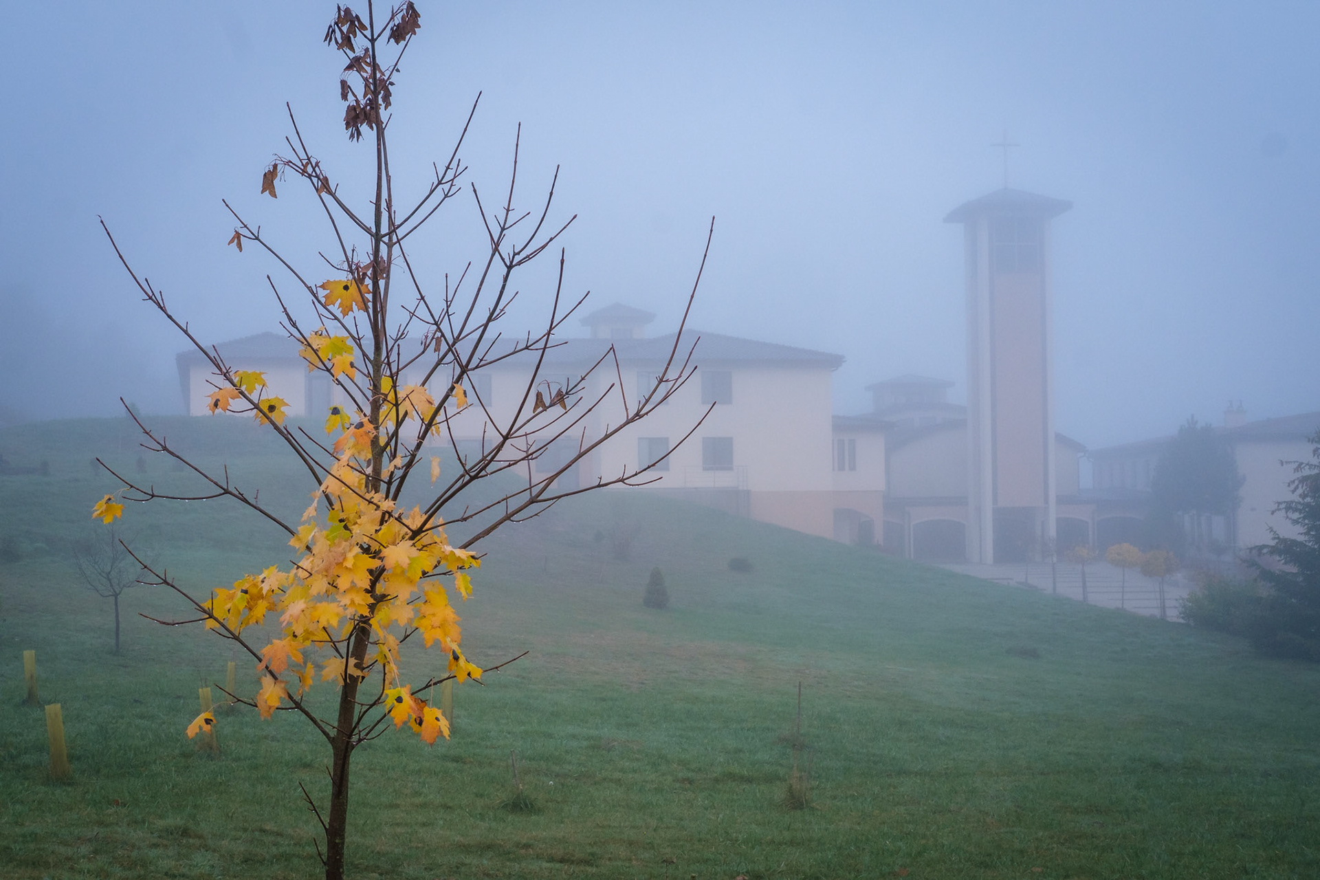 Klasztor Benedyktynów. Sampor, Słowacja. 2022