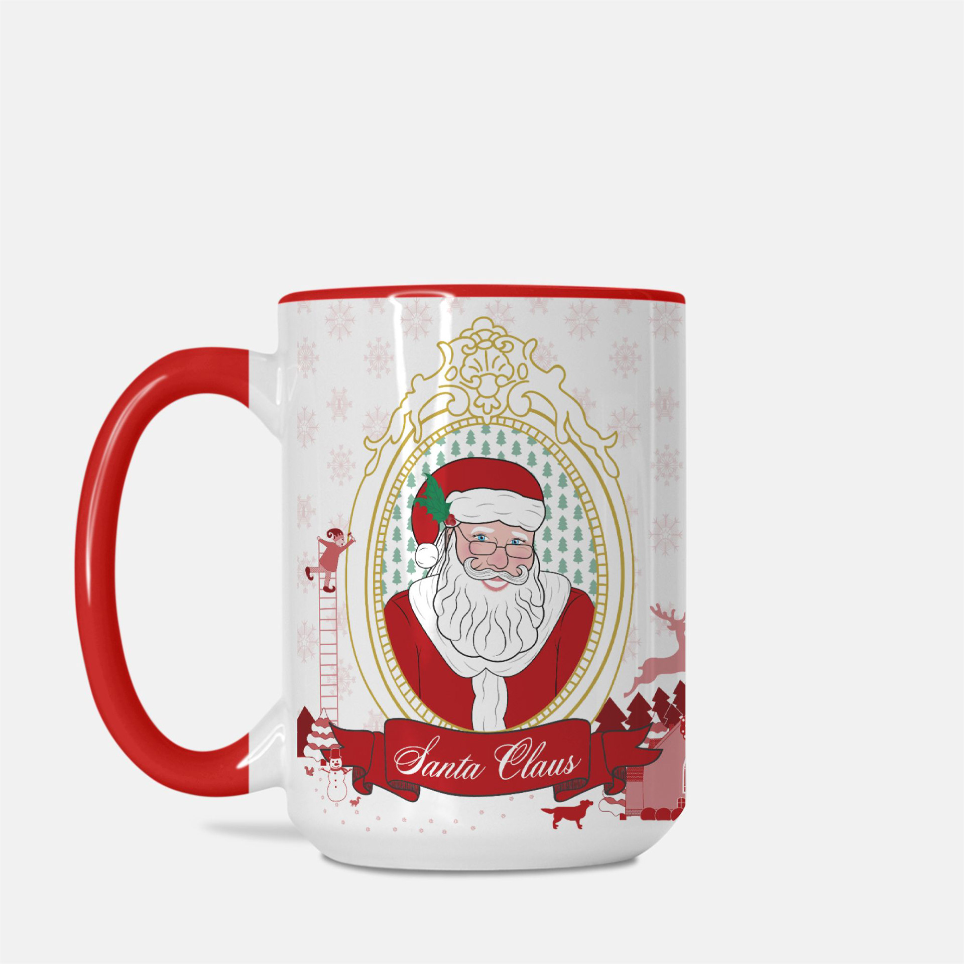 Santa Claus Portrait Mug - 15 oz.
