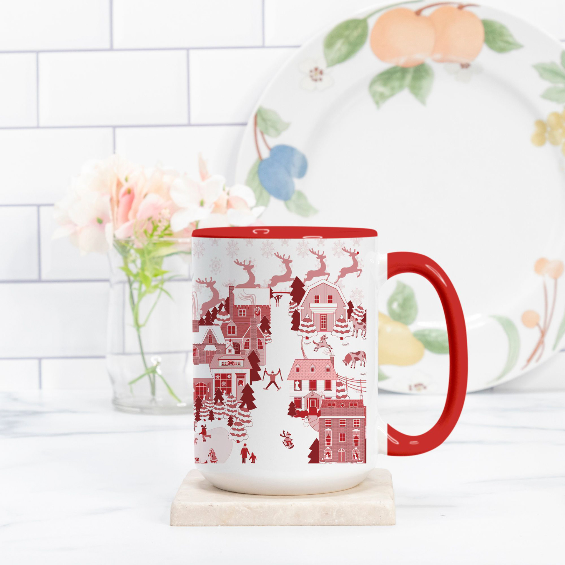 Santa Claus Portrait Mug - 15 oz.