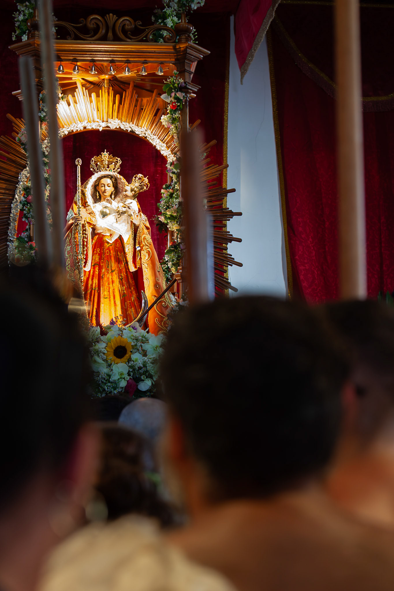 La Virgen, danzadores guances. danzadores guanches. Bajada de la Virgen de El Socorro — Güímar, septiembre 2025.