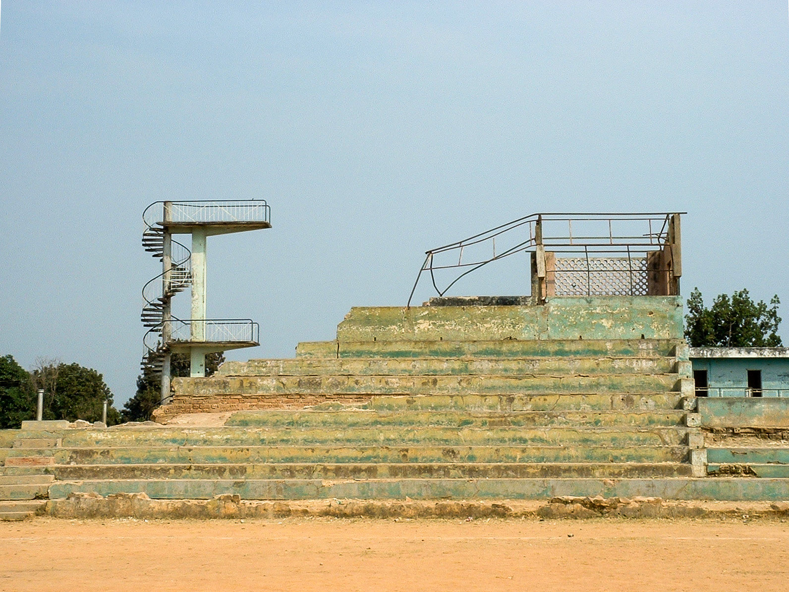 War torn Huambo, at the sports center