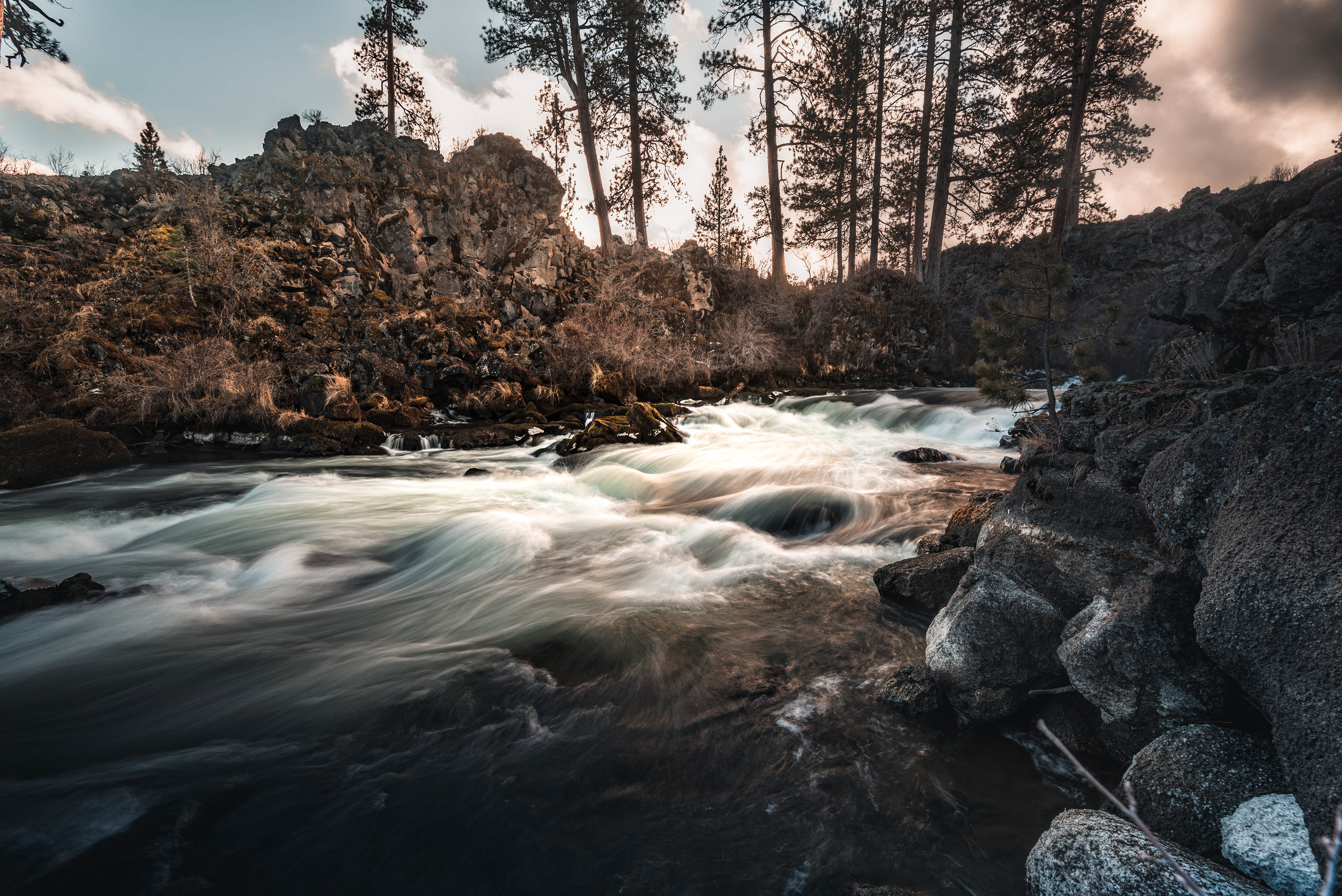 Benham Falls, Oregon, 2020