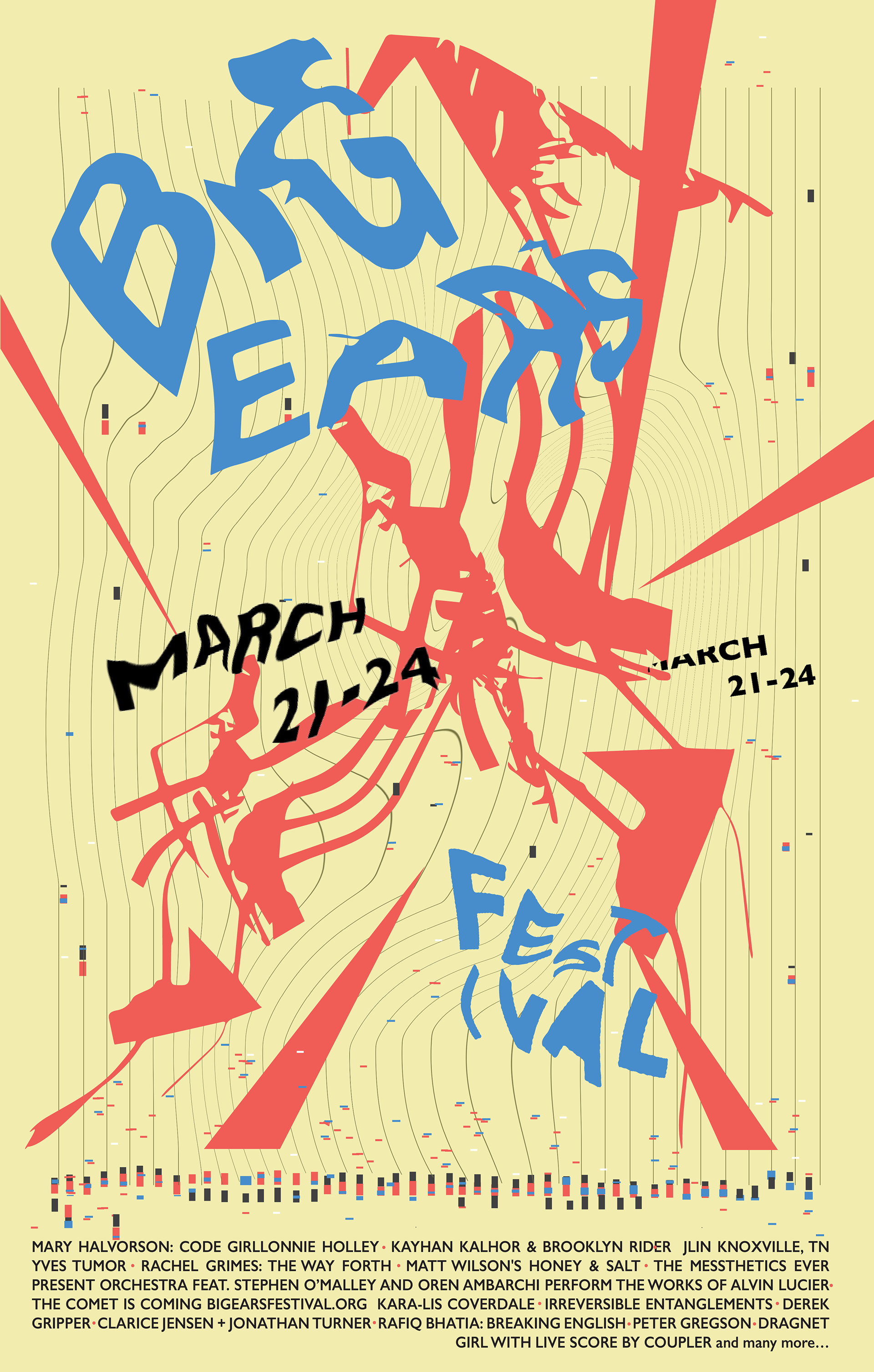 Festival poster with headliners
