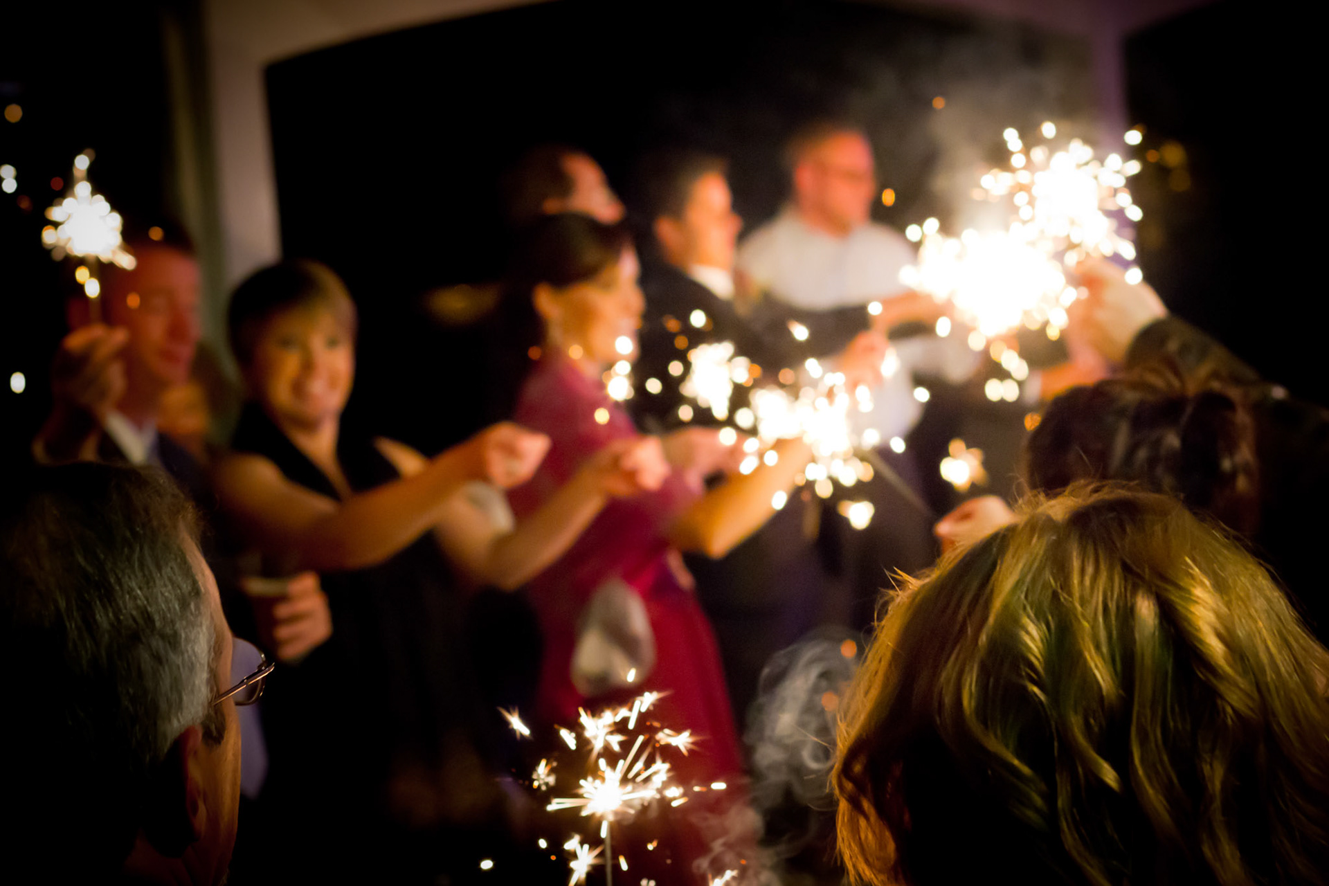 Celebration after dark