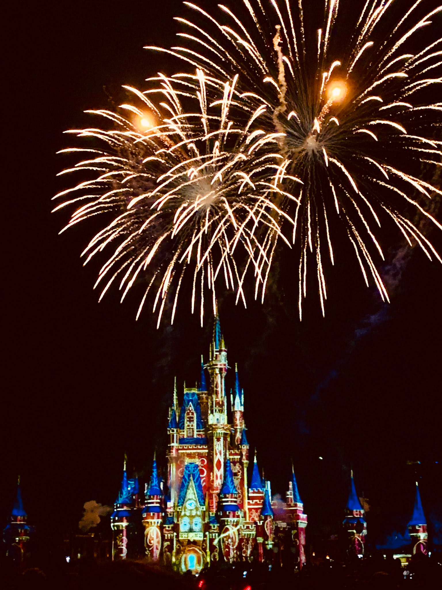 Fireworks over the castle
