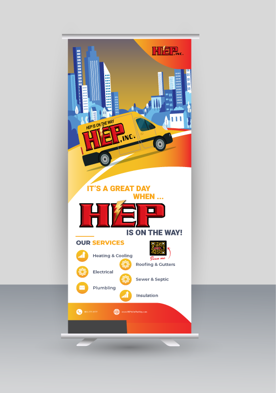 Standing display · Brand application and production design