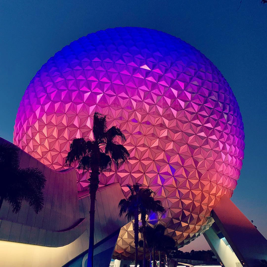 EPCOT after dark