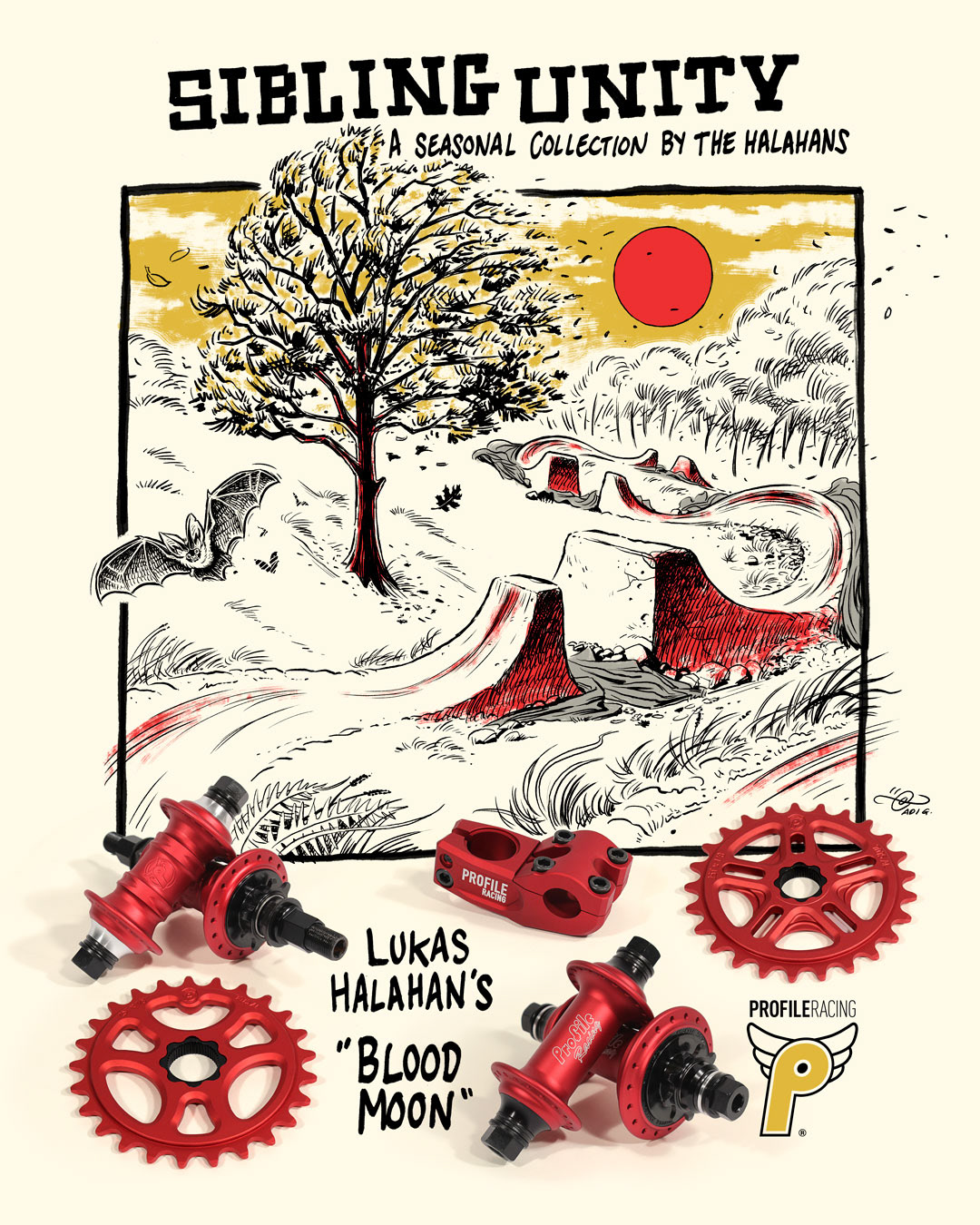 Lukas Halahan's Blood Moon colour way