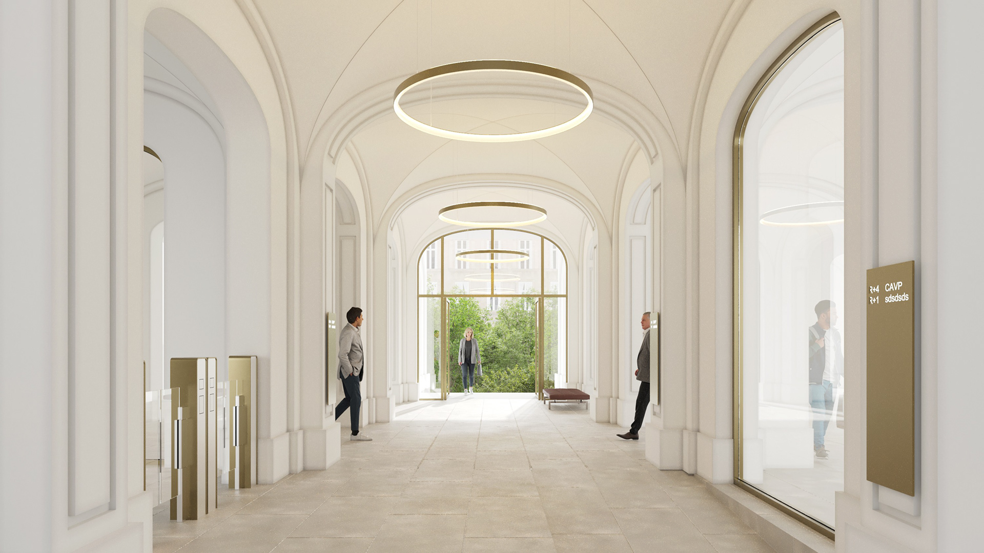 Perspective de l'accueil © Nicolas Jomain