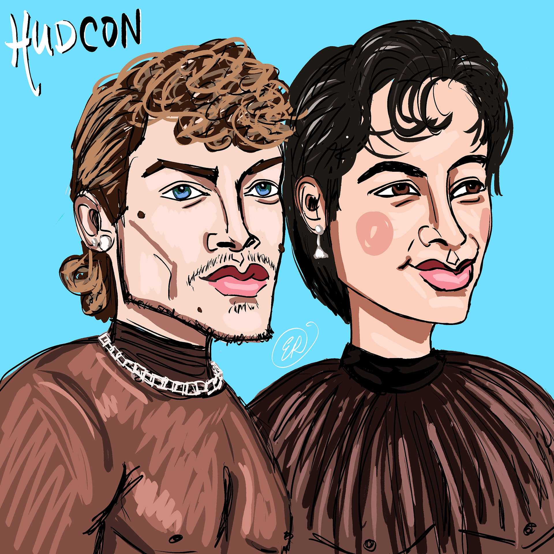 CARICATURE: HUDCON (Hudson and Connor)