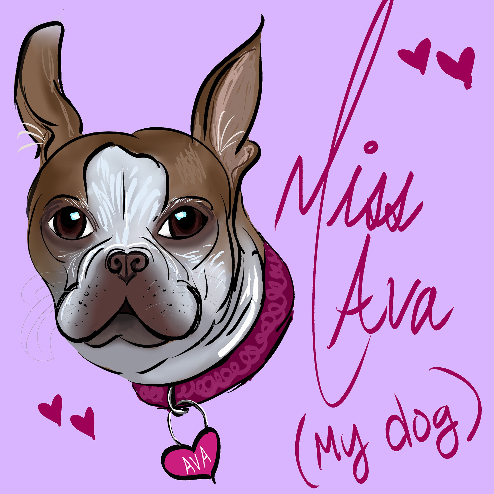 CARICATURE: Miss Ava May my baby