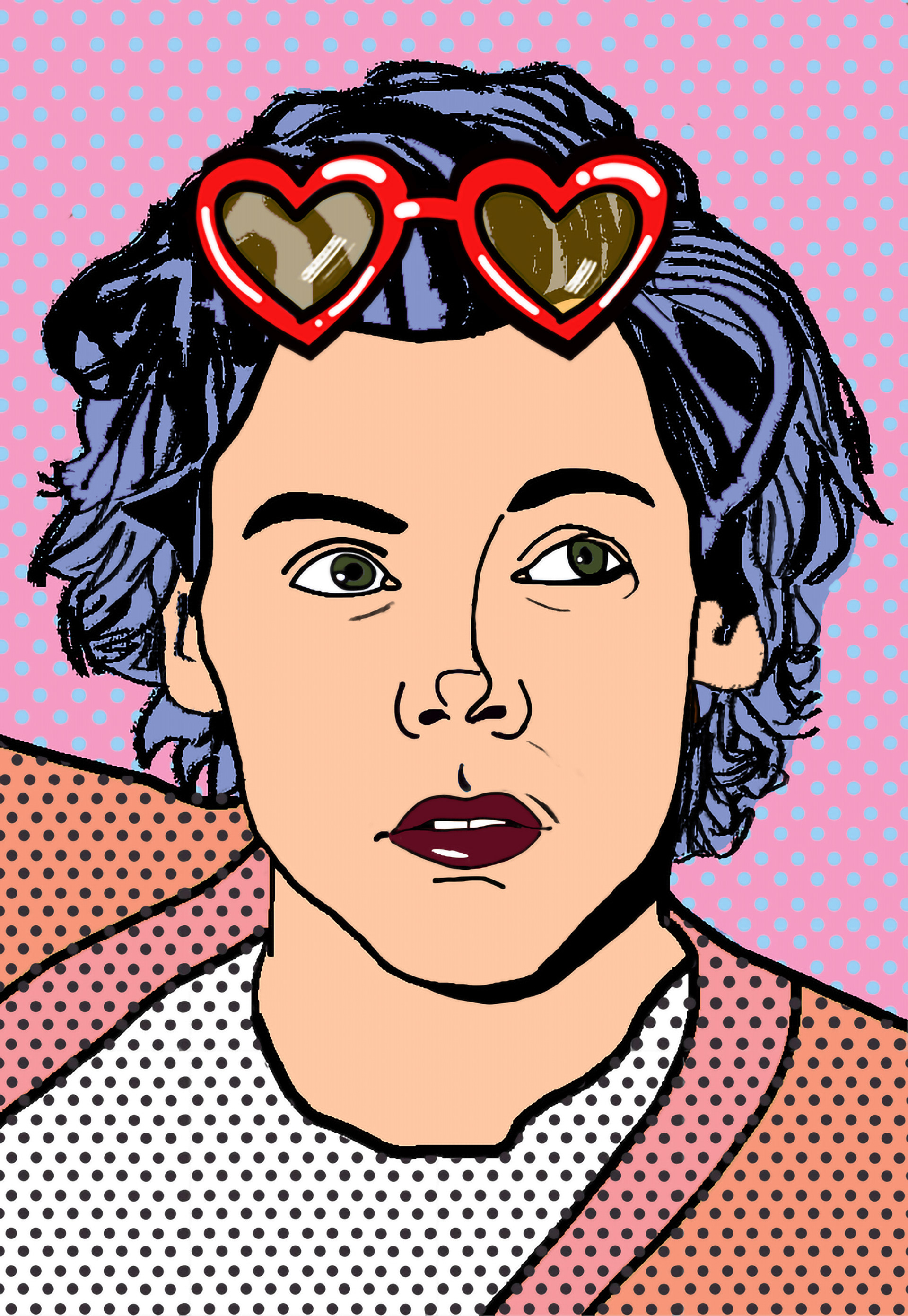 HARRY STYLES POP ART
