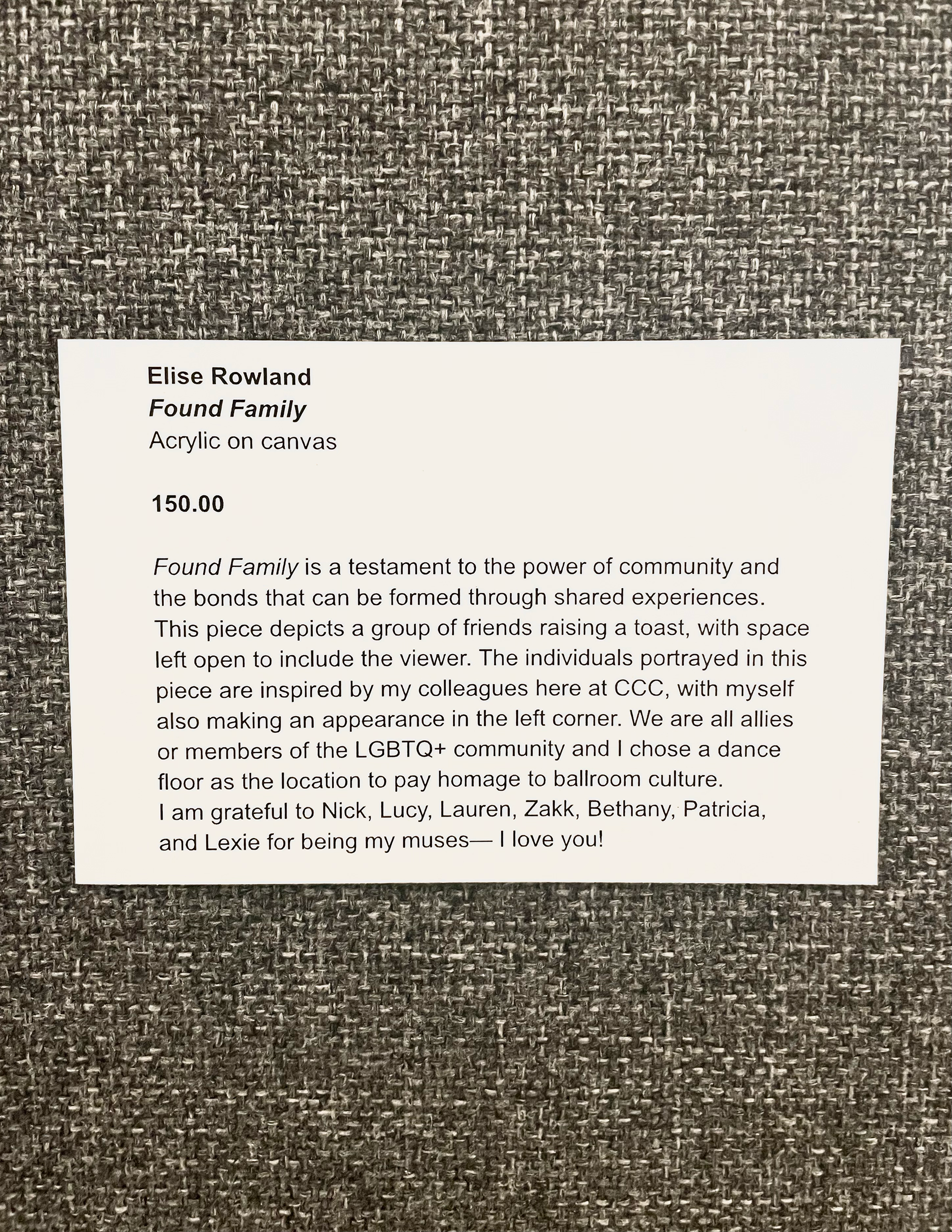 MY ARTIST STATEMENT