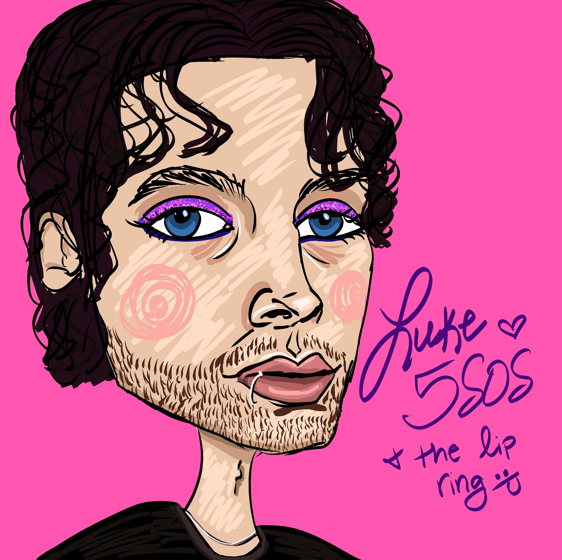 CARICATURE: Luke 5sos :)