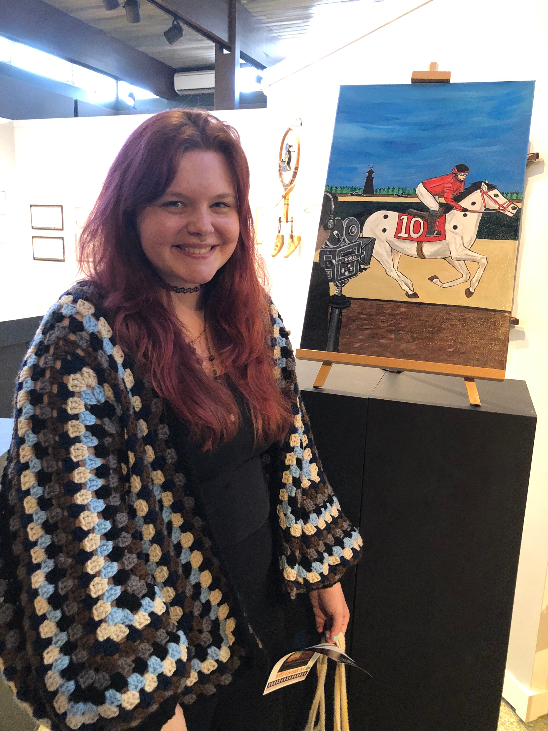 Me with my painting!