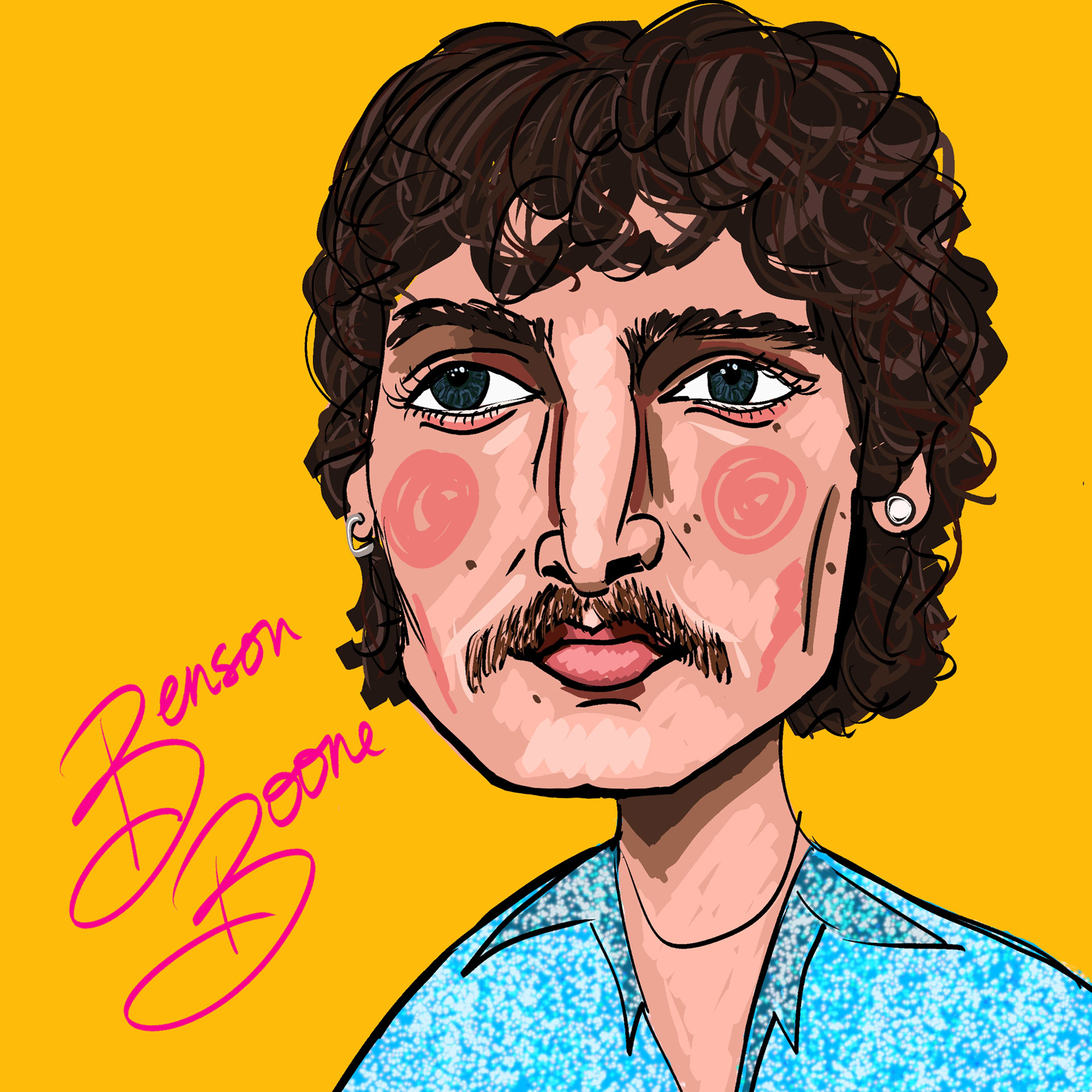 CARICATURE: BENSON BOONE