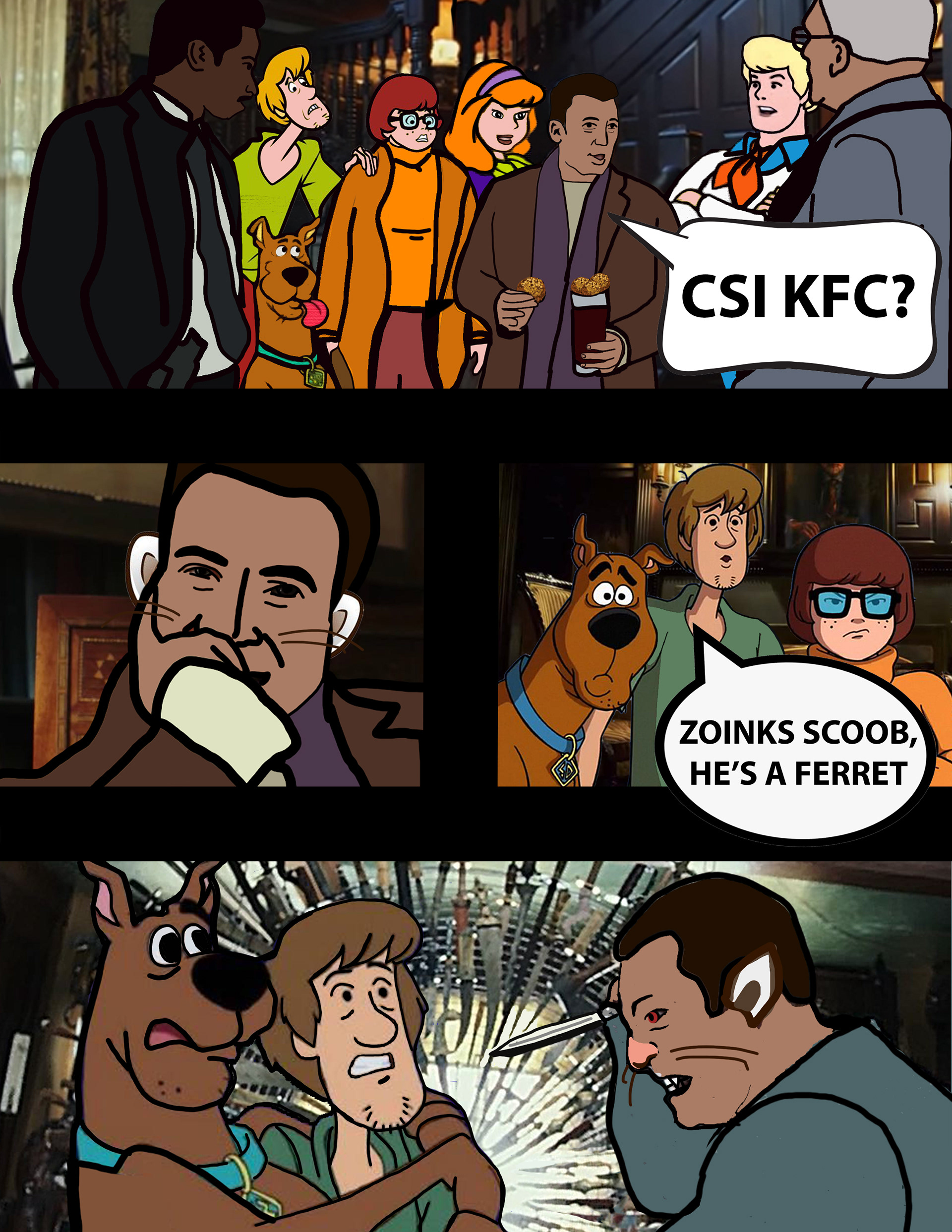 PROMPT WAS KNIVES OUT, CHRIS EVANS IS A FERRET, SCOOBY DOO