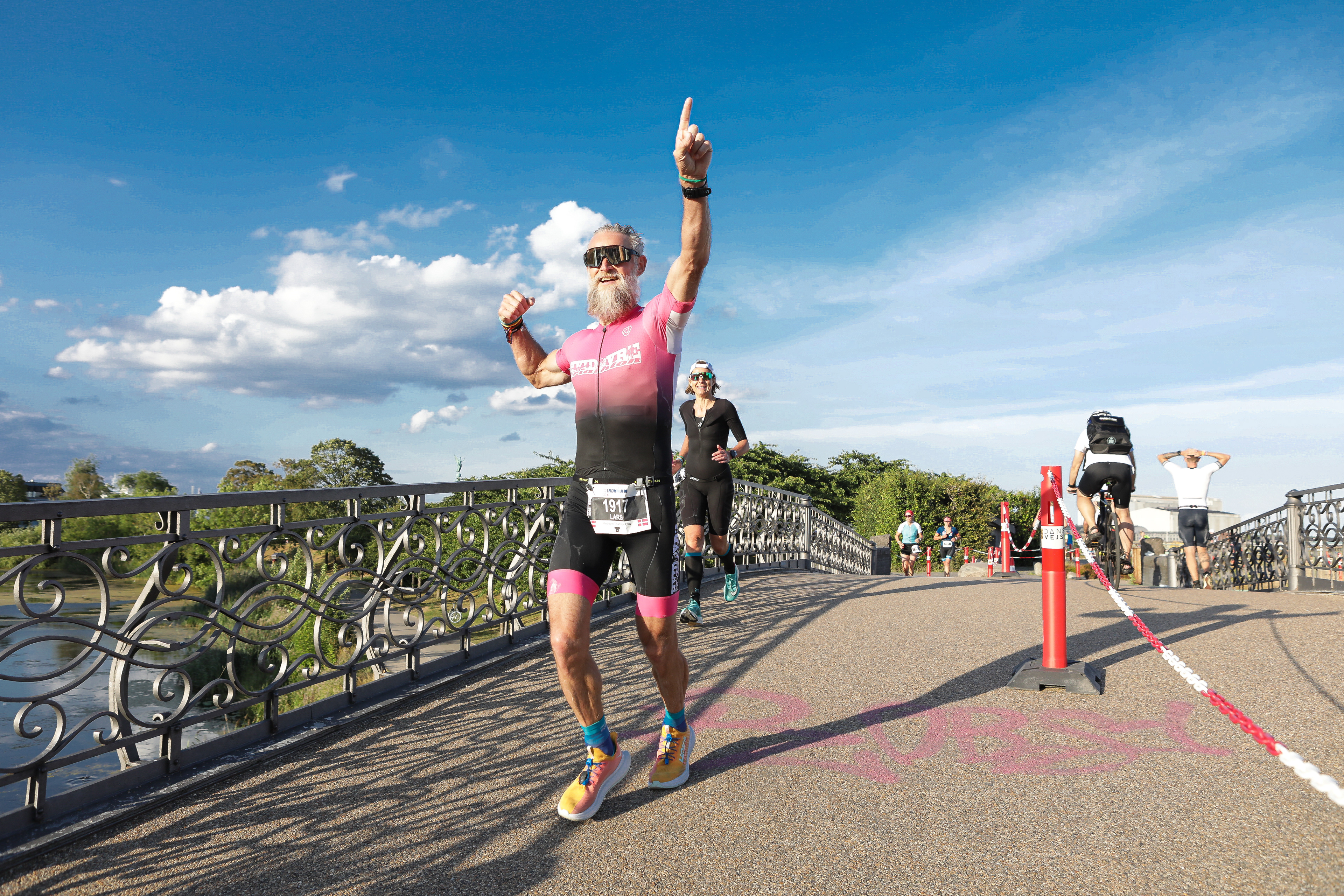 Participant Nr. 1917 during the IronMan 2020 Copenhagen edition
