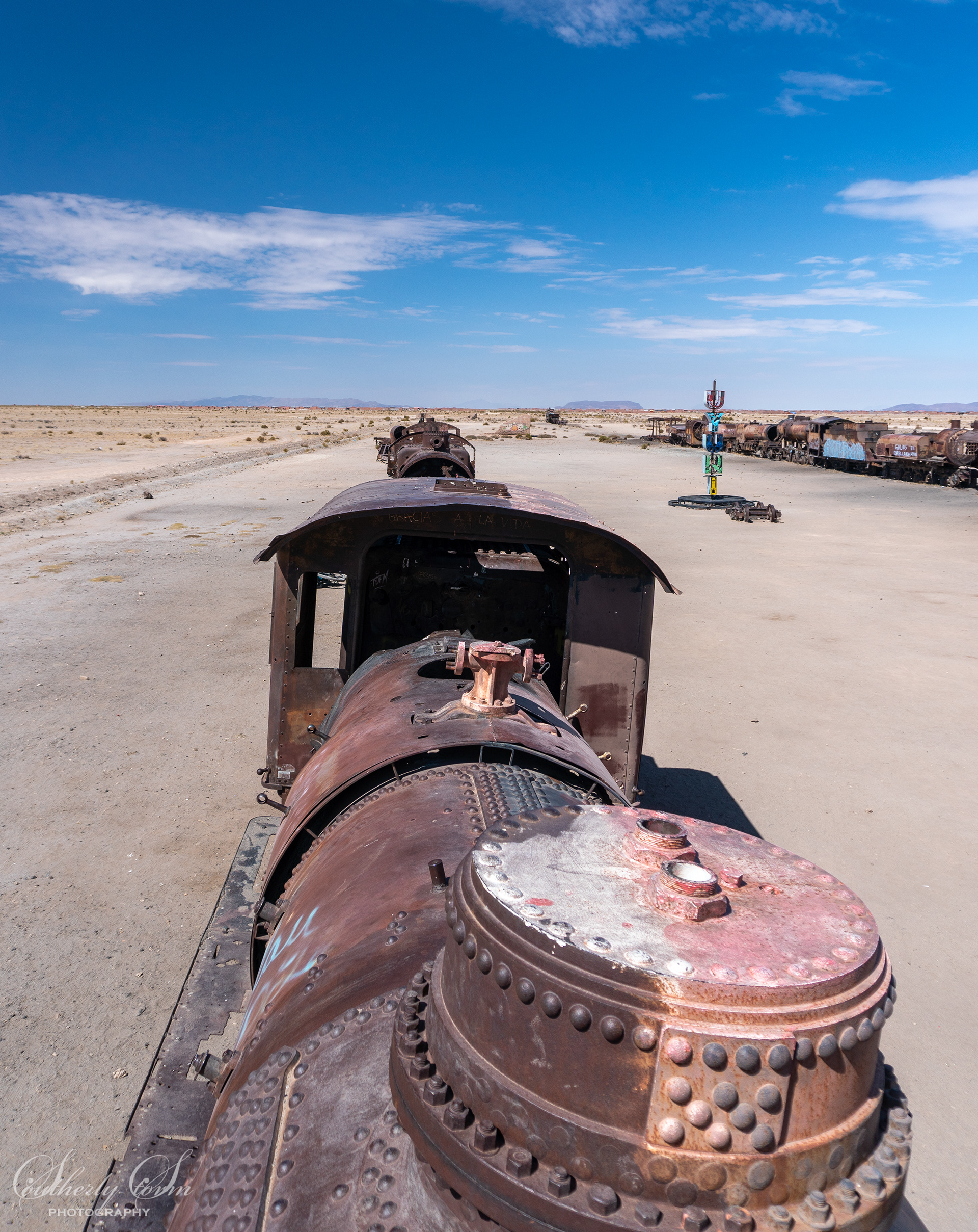 Train graveyard in Uyuni