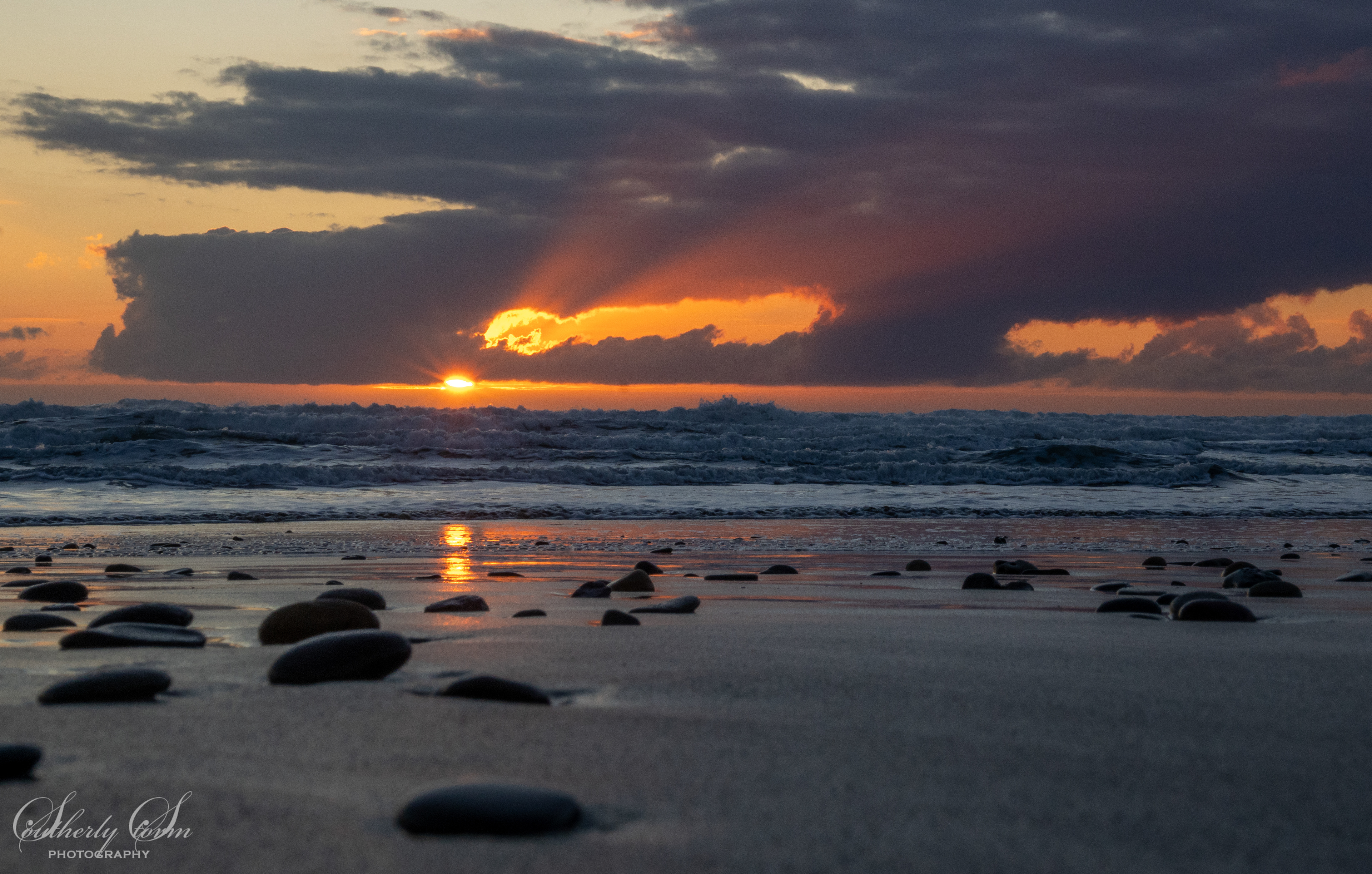 Beach at sunrise