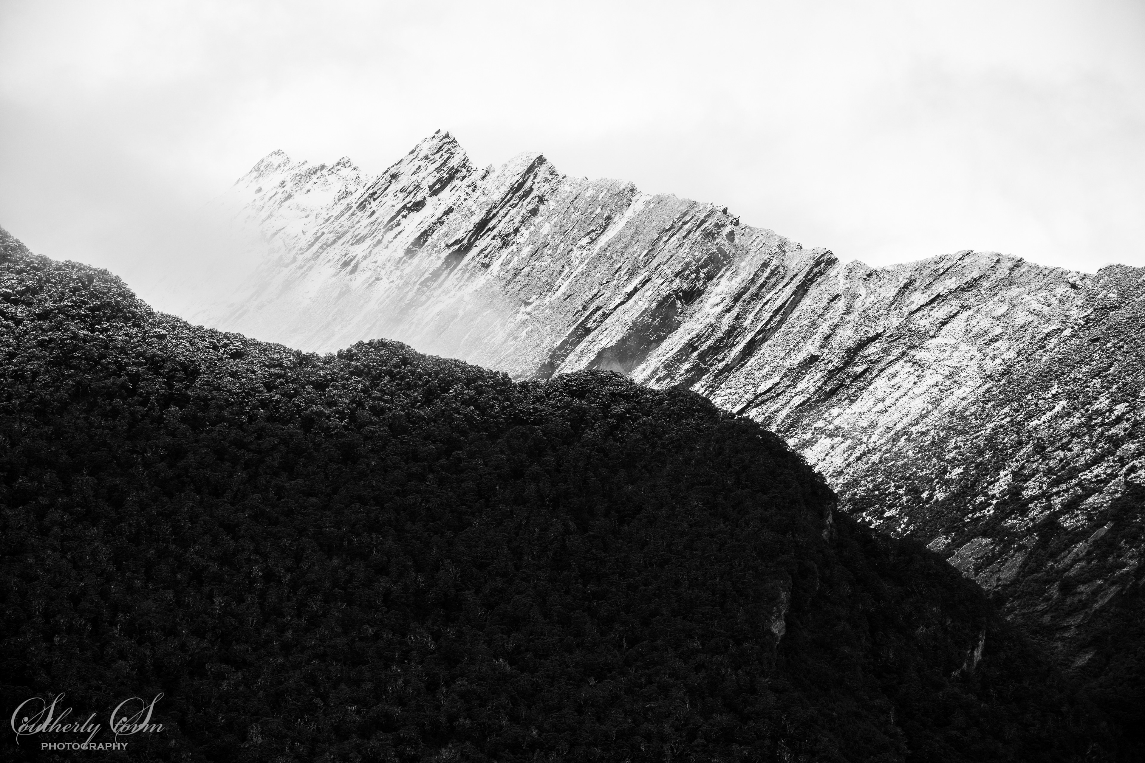 Snow dusting on Homestead Ridge