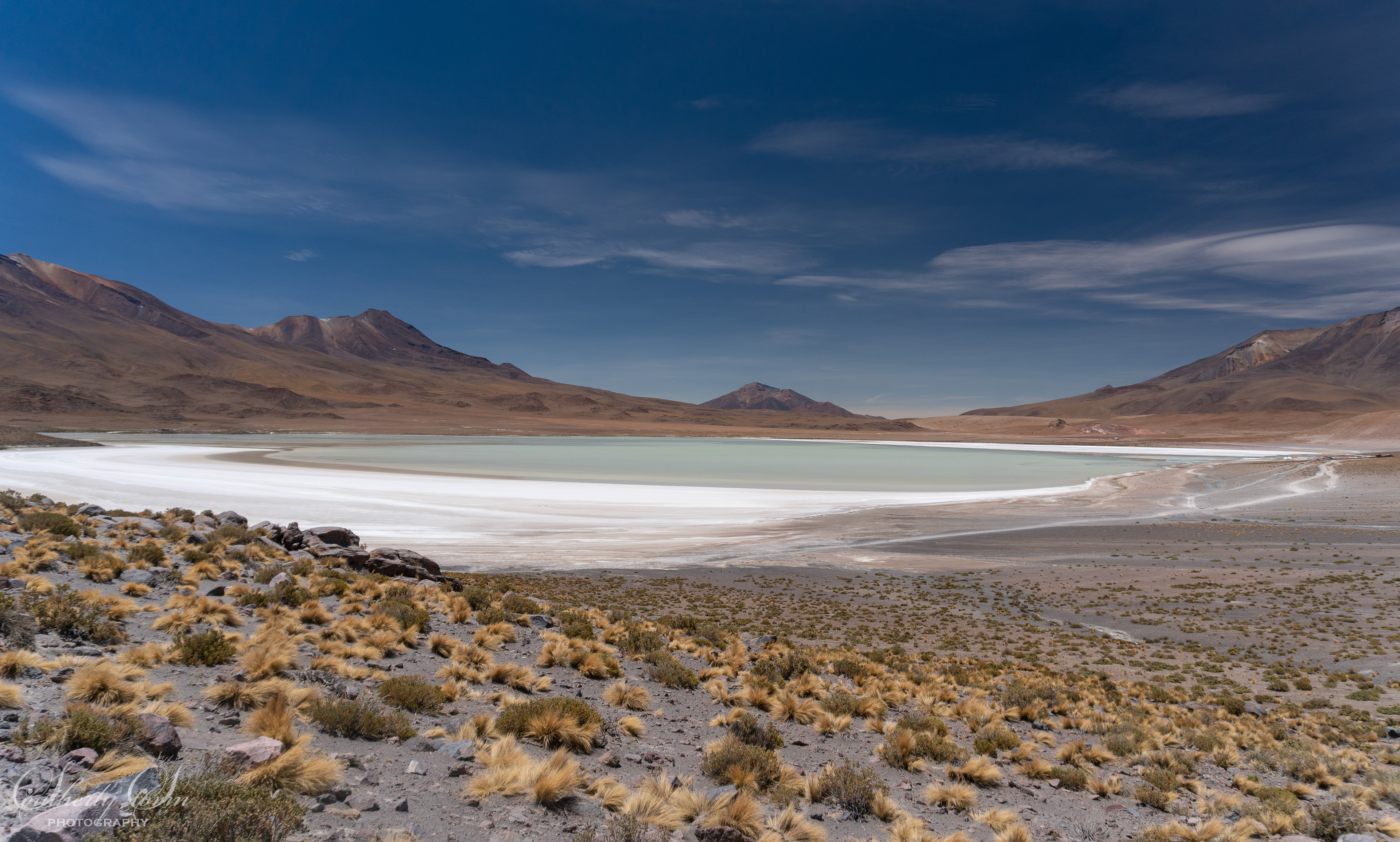 Beautiful bolivian lake
