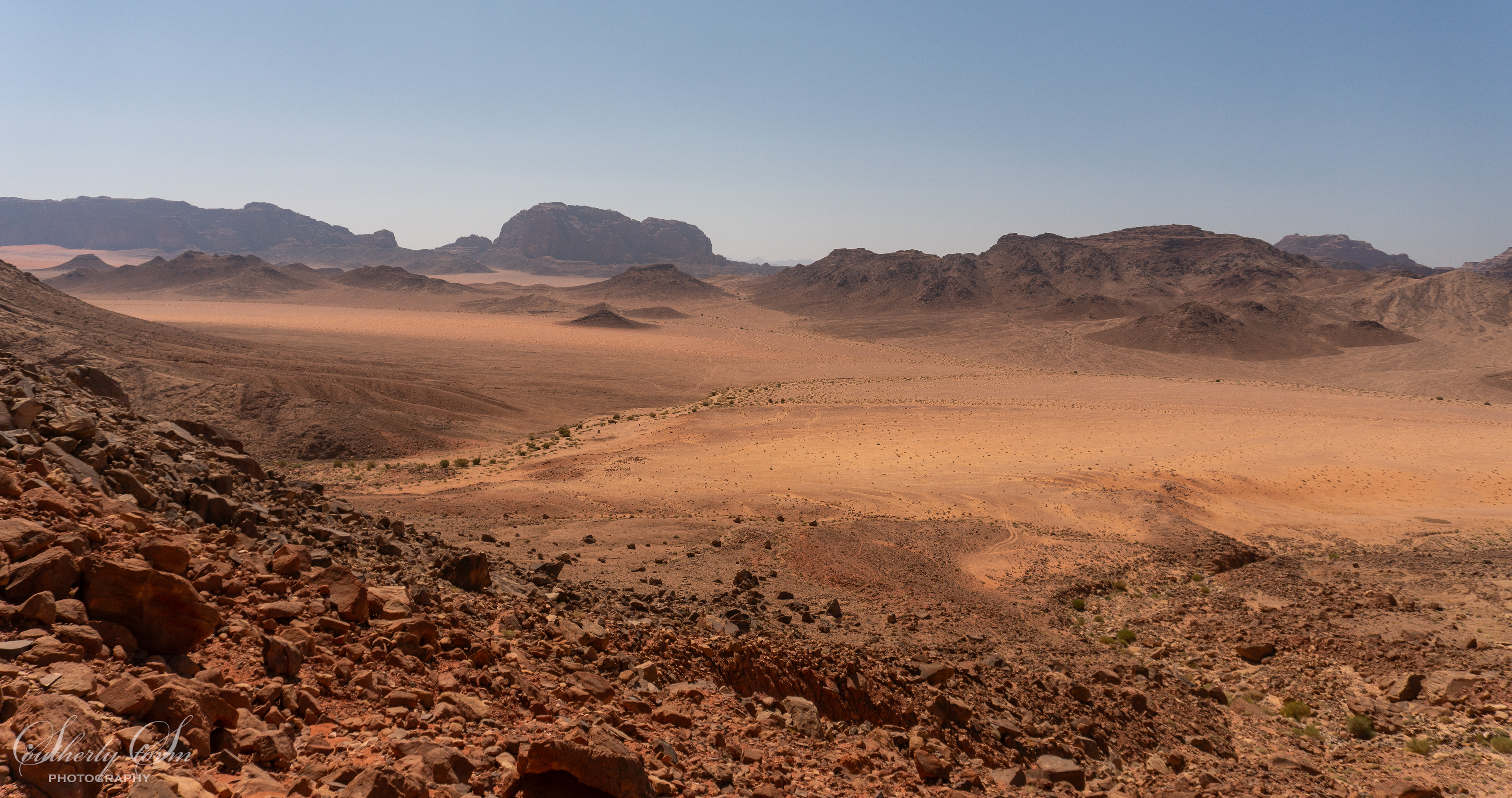 Wadi Rum from above