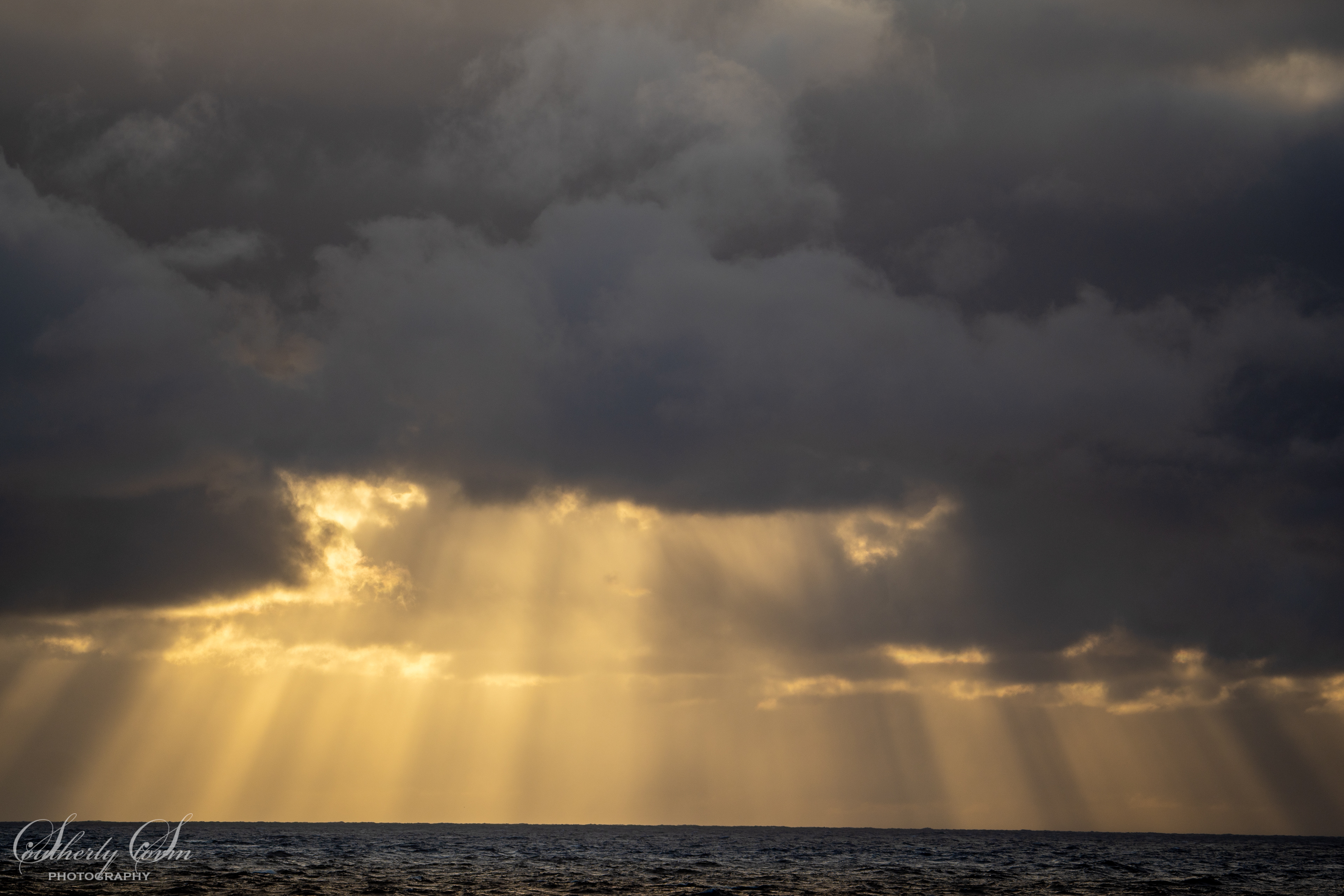 Magic light on the drake passage