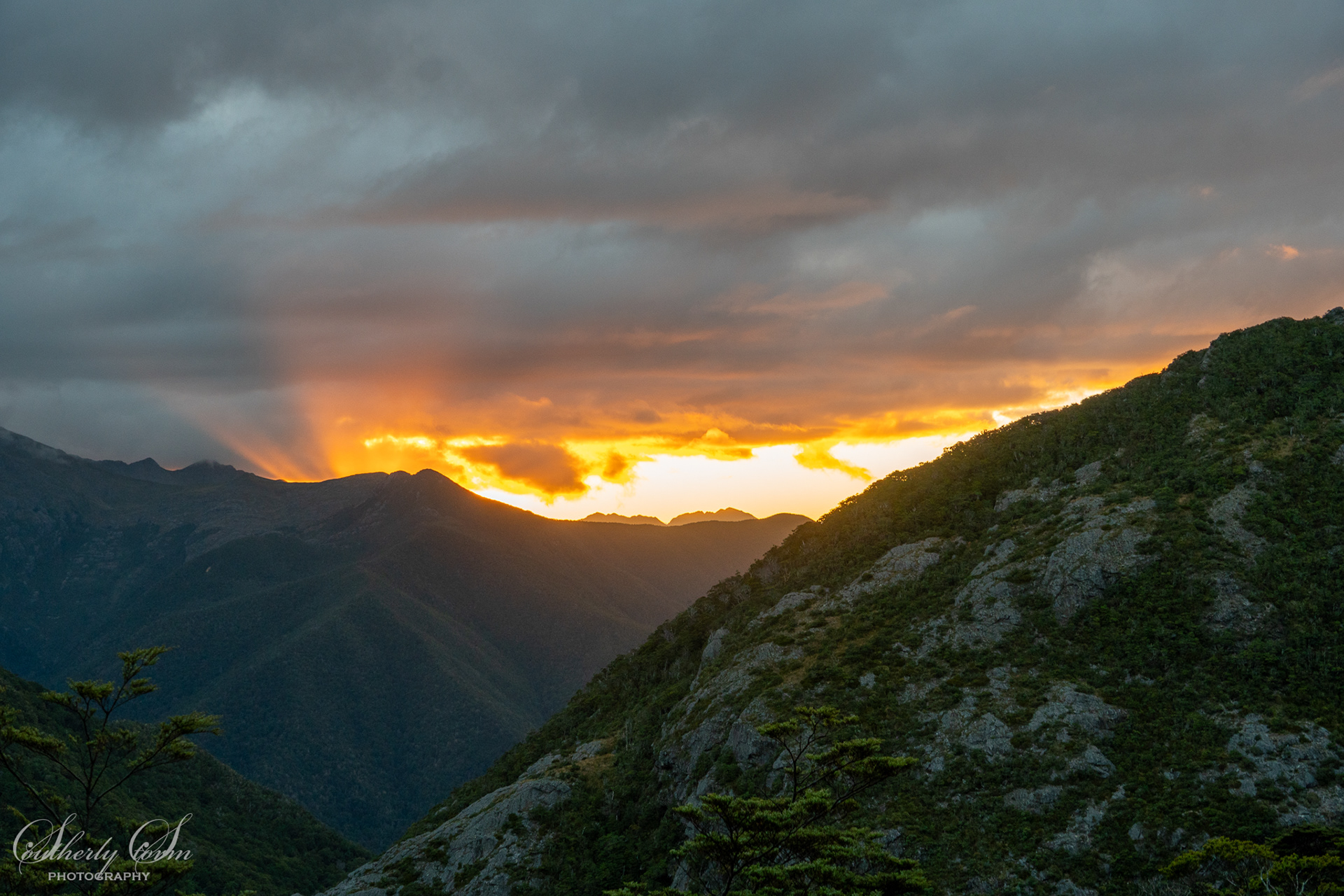 Stunning sunset